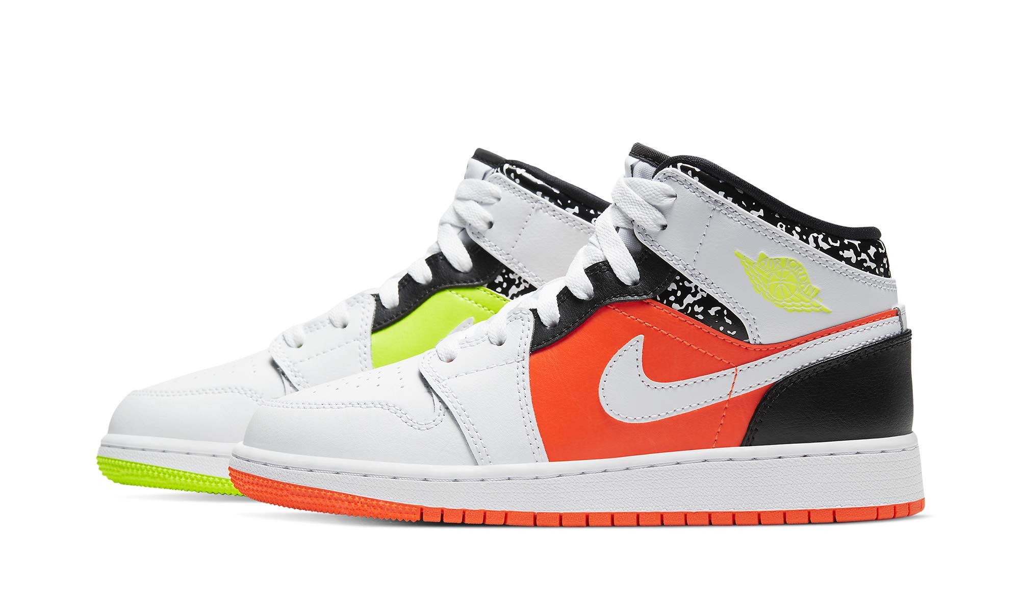 Nike Air Jordan 1 Mid GS Youth Basketball Shoes - Size 5Y for Boys & Girls - School, Sports & Casual Wear