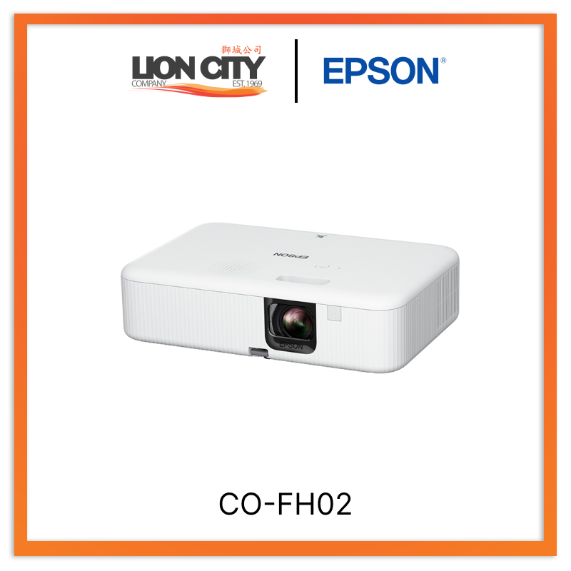 Epson CO-FH02 Full HD 1080p Smart Projector - Home Theater, Gaming, and Office Presentations | WiFi, Bluetooth, 4K Support