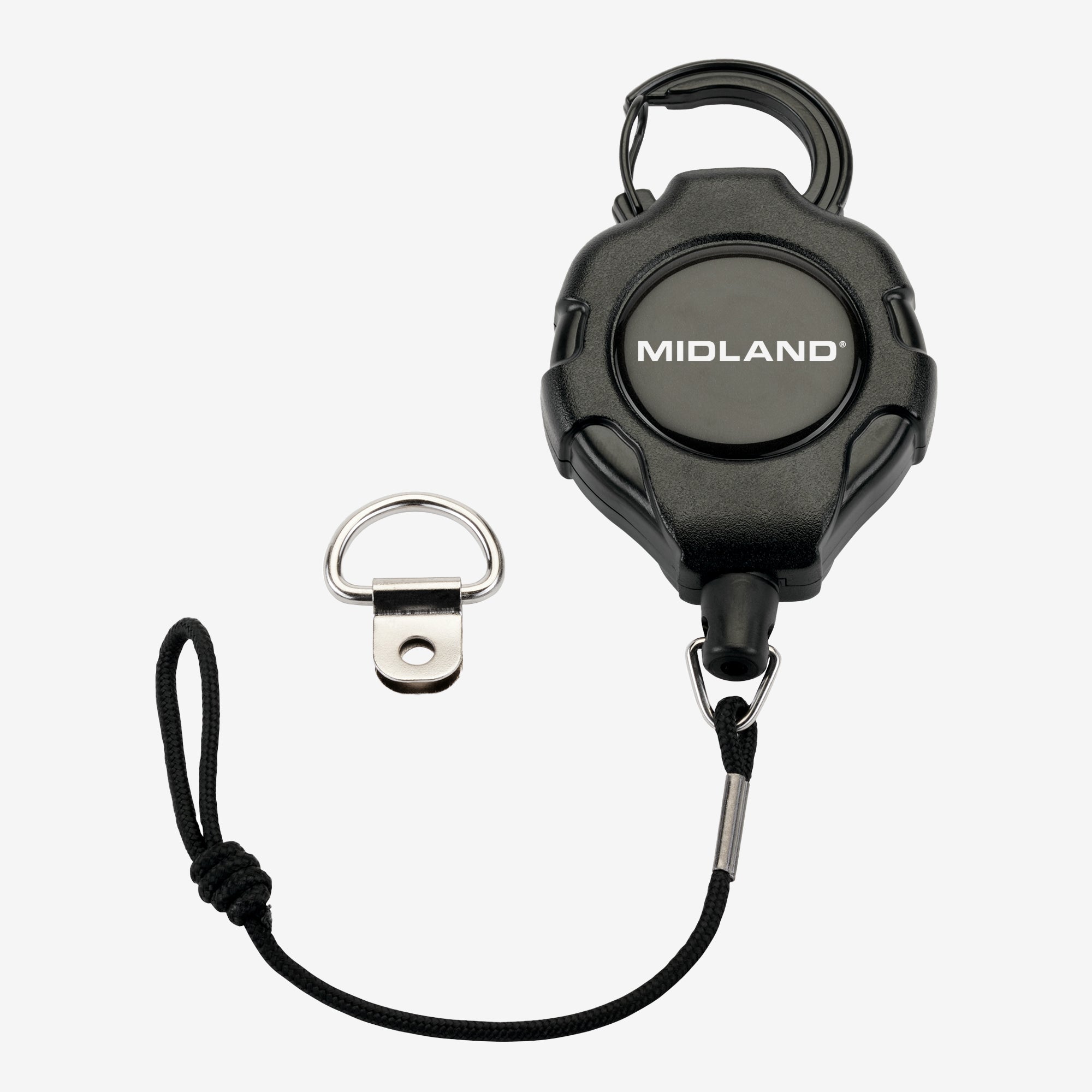 MicroMobile® Retractable Microphone Tether MXMCBK - Secure Hands-Free Mic Holder for Podcasting, Gaming & Streaming - Durable Black Cable Management Solution for Content Creators