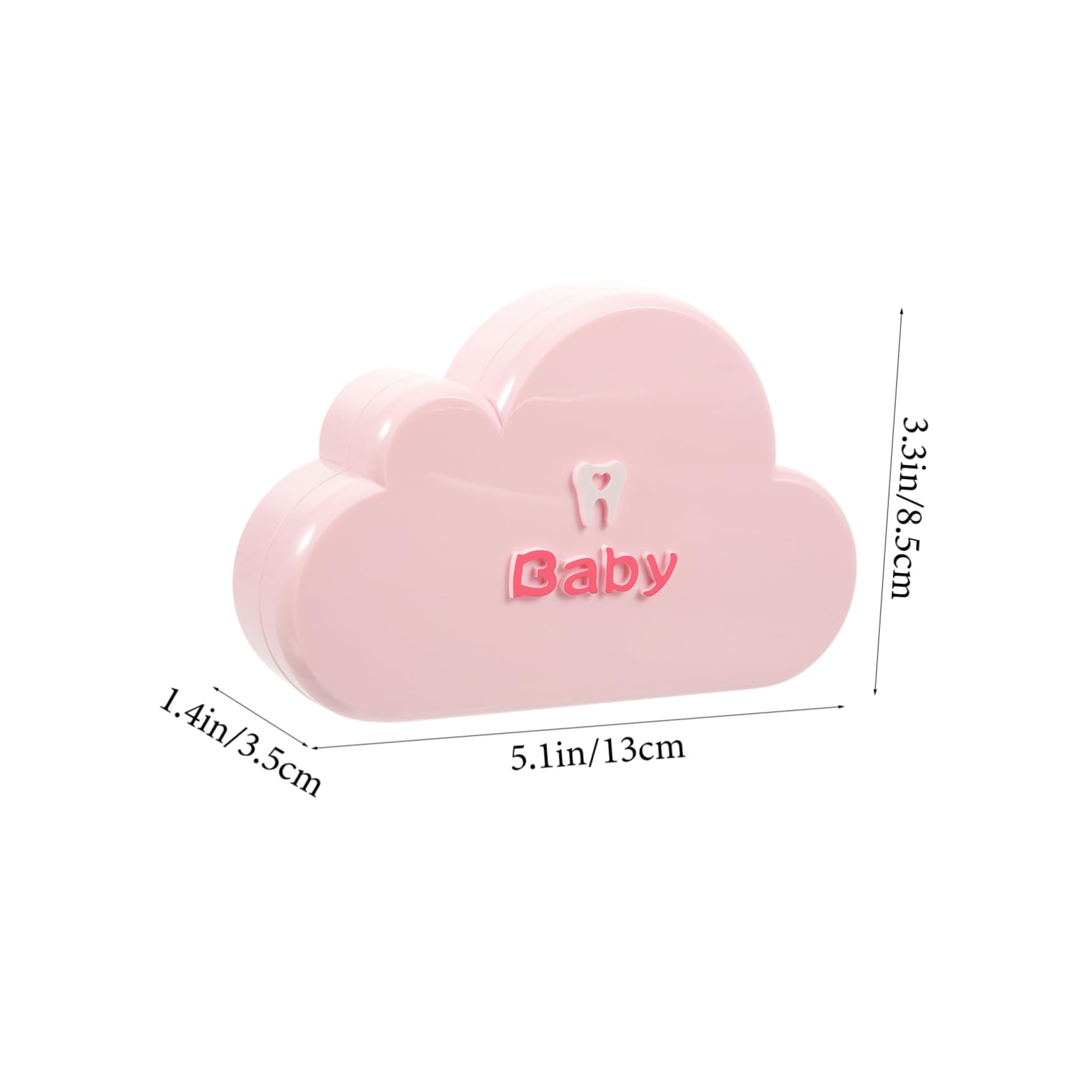 Cabilock 2-Piece Baby Tooth Keepsake Box Set - Portable Tooth Storage Container for Boys & Girls - Newborn Tooth Collection Holder - Durable Plastic Tooth Fairy Box for First Lost Teeth & Milestone Memories (Perfect for Baby Showers, Christenings & Childhood Memorabilia)
