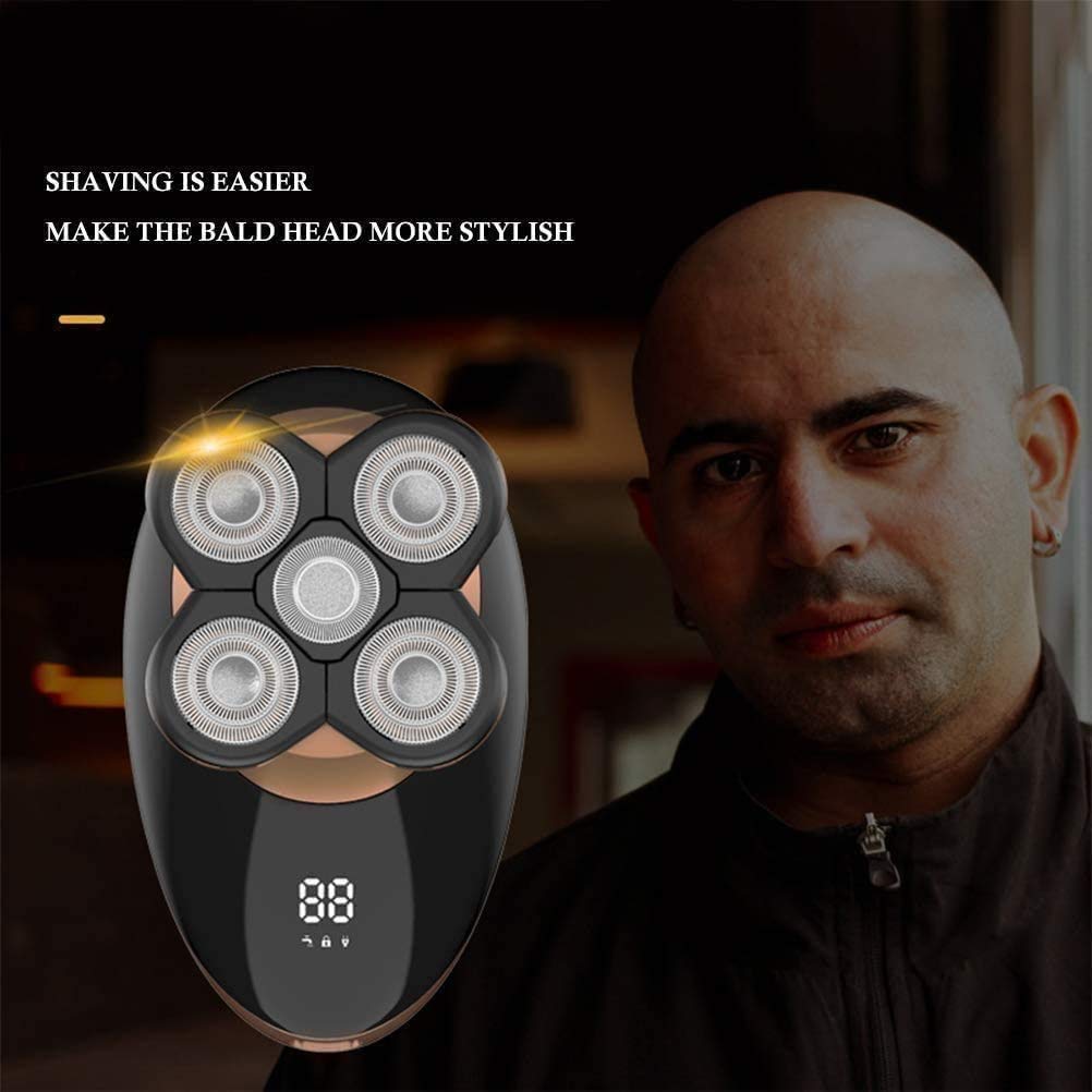 Premium 5-in-1 Electric Razor for Men - Wet & Dry USB Rechargeable Shaver with Grooming Kit | Perfect for Travel, Gym & Daily Grooming Routine