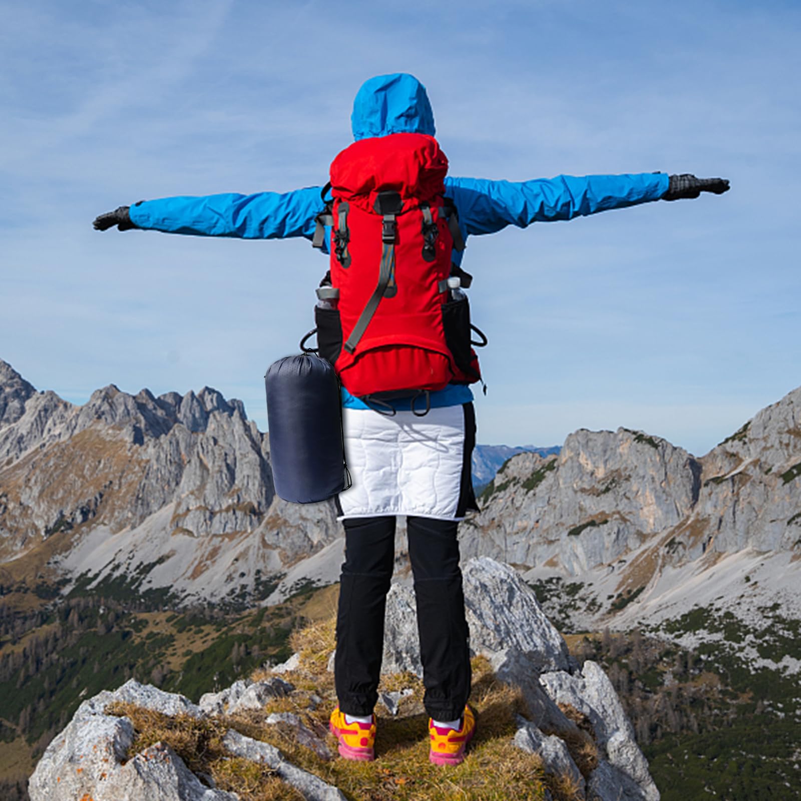 Ultimate Camping Pillow for Sleeping - Lightweight Travel Pillow for Airplane, Car & Outdoor Adventures - Portable Camping Essentials with Storage Bag - Perfect for Backpacking, Hiking and Family Trips
