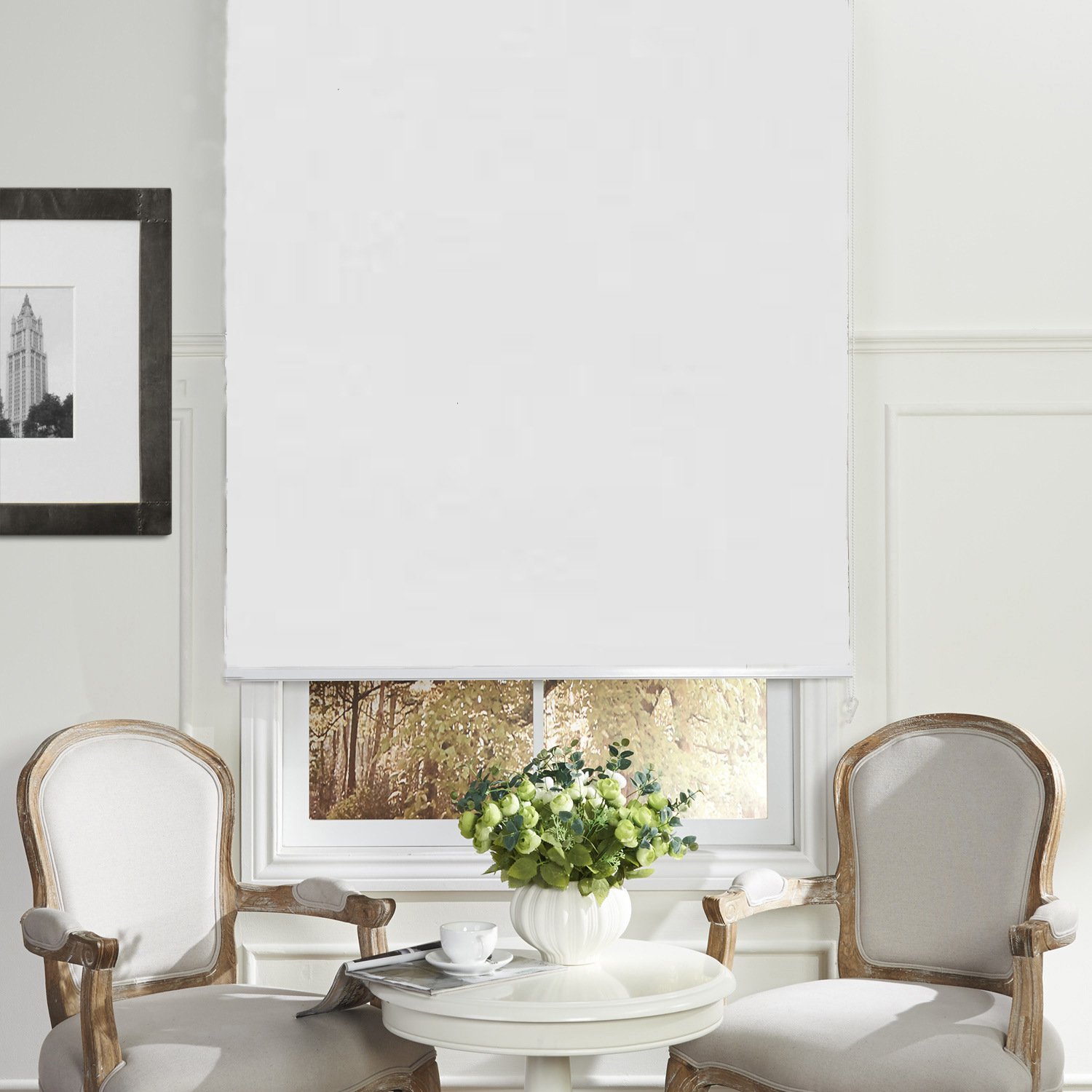 Premium Blackout Window Shades - Cordless UV Protection Roller Blinds 62