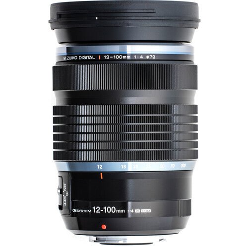 OM SYSTEM M.Zuiko Digital ED 12-100mm f/4 IS PRO Lens - High Performance Zoom Lens for Micro Four Thirds Cameras - Perfect for Travel, Landscape & Wildlife Photography