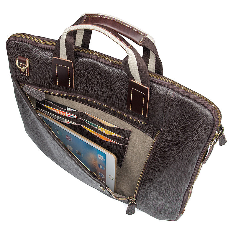 Memphis Genuine Leather Satchel for Women & Men - Premium Handmade Crossbody Bag - Perfect for Work, Travel & Everyday Use