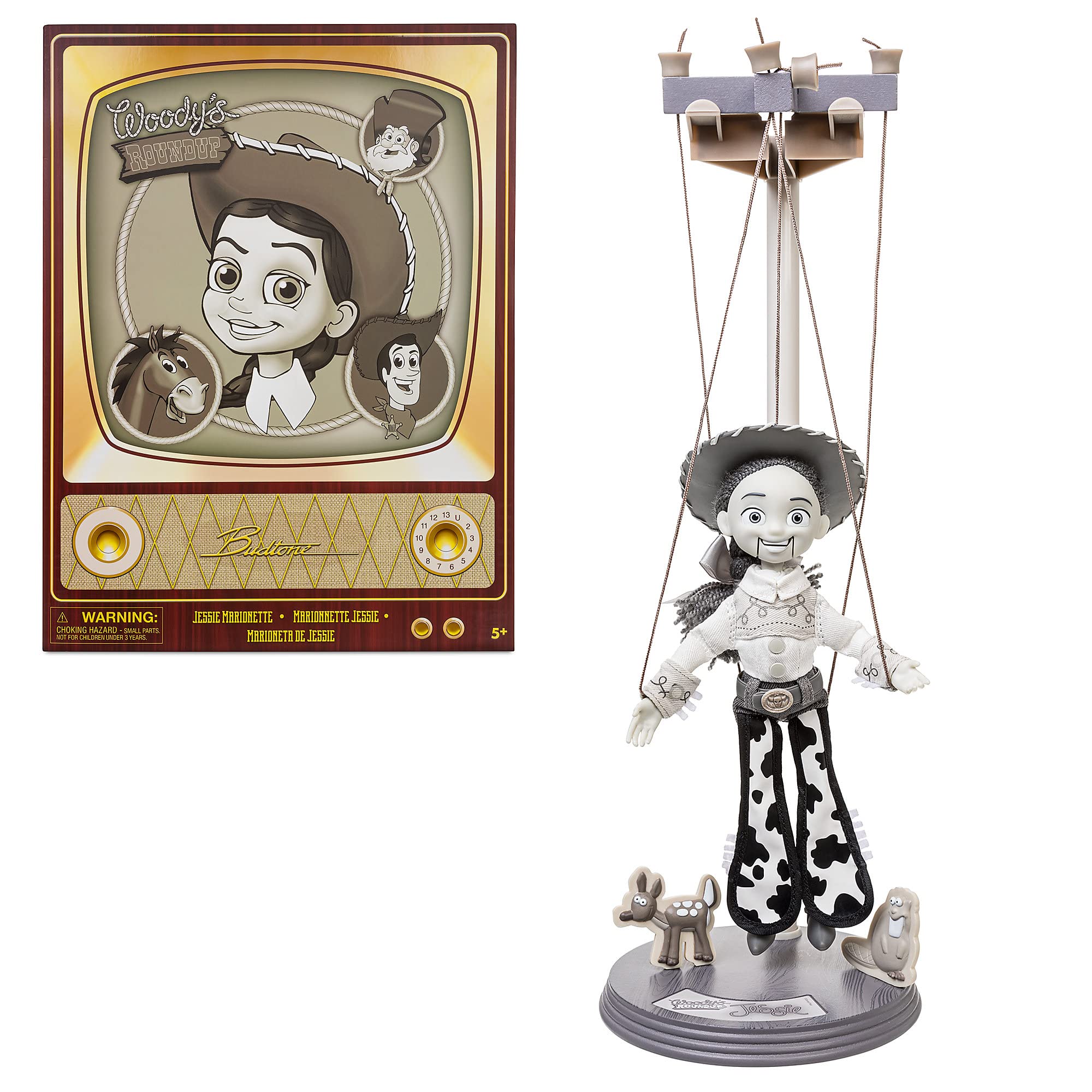 Disney Pixar Jessie Marionette Toy Story Doll - Official Collectible Puppet for Kids & Fans - Perfect for Playtime, Gifts, and Disney Collections