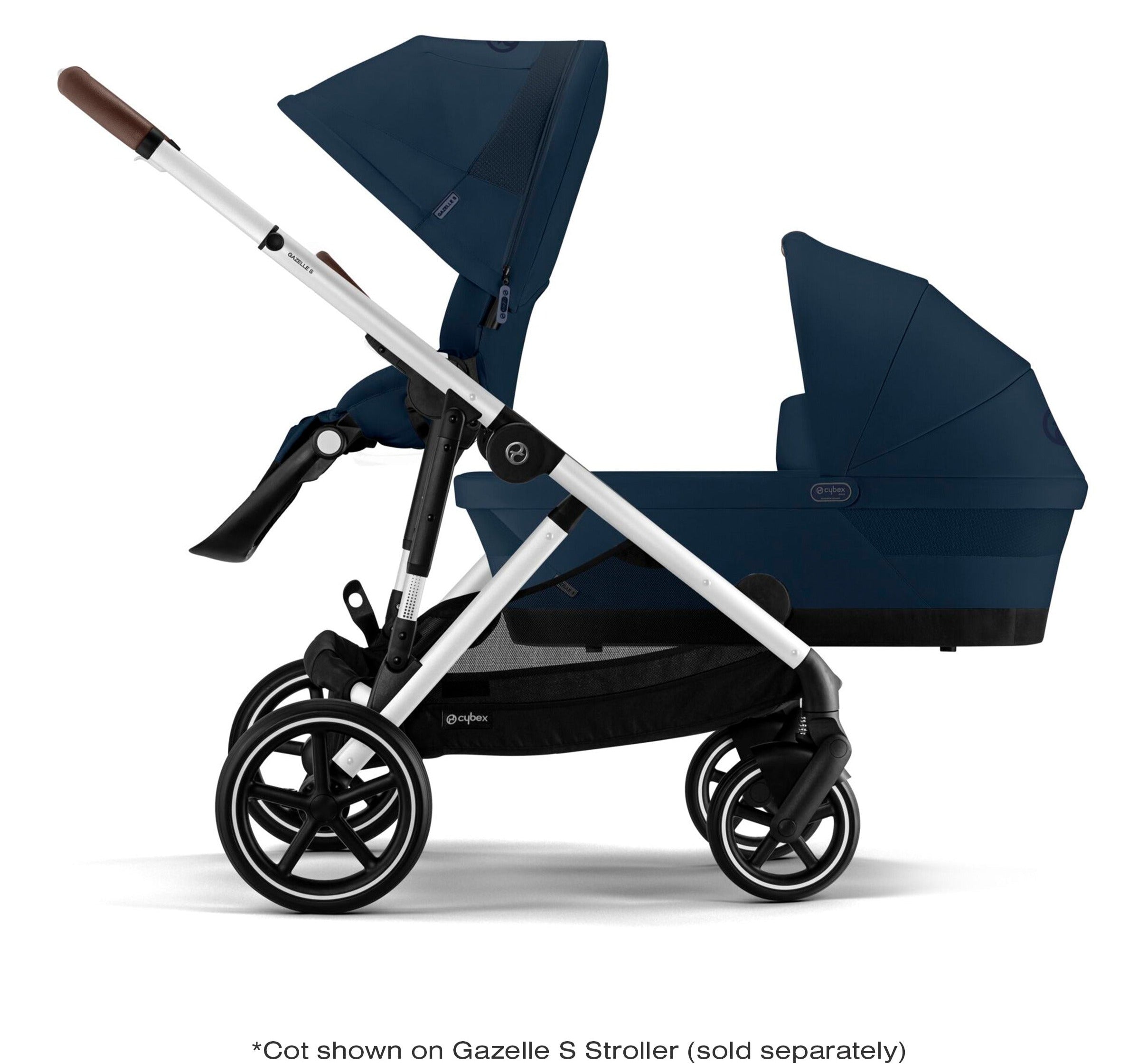 Cybex e Gazelle & Gazelle S Baby Crib - Portable & Lightweight Travel Cot for Infants & Toddlers - Perfect for Home, Travel & Nursery Use