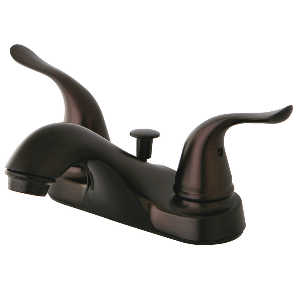 Kingston Brass FB5621YL 4-Inch Centerset Bathroom Faucet - Polished Brass Finish for Vanity Sinks, Powder Rooms & Guest Bathrooms