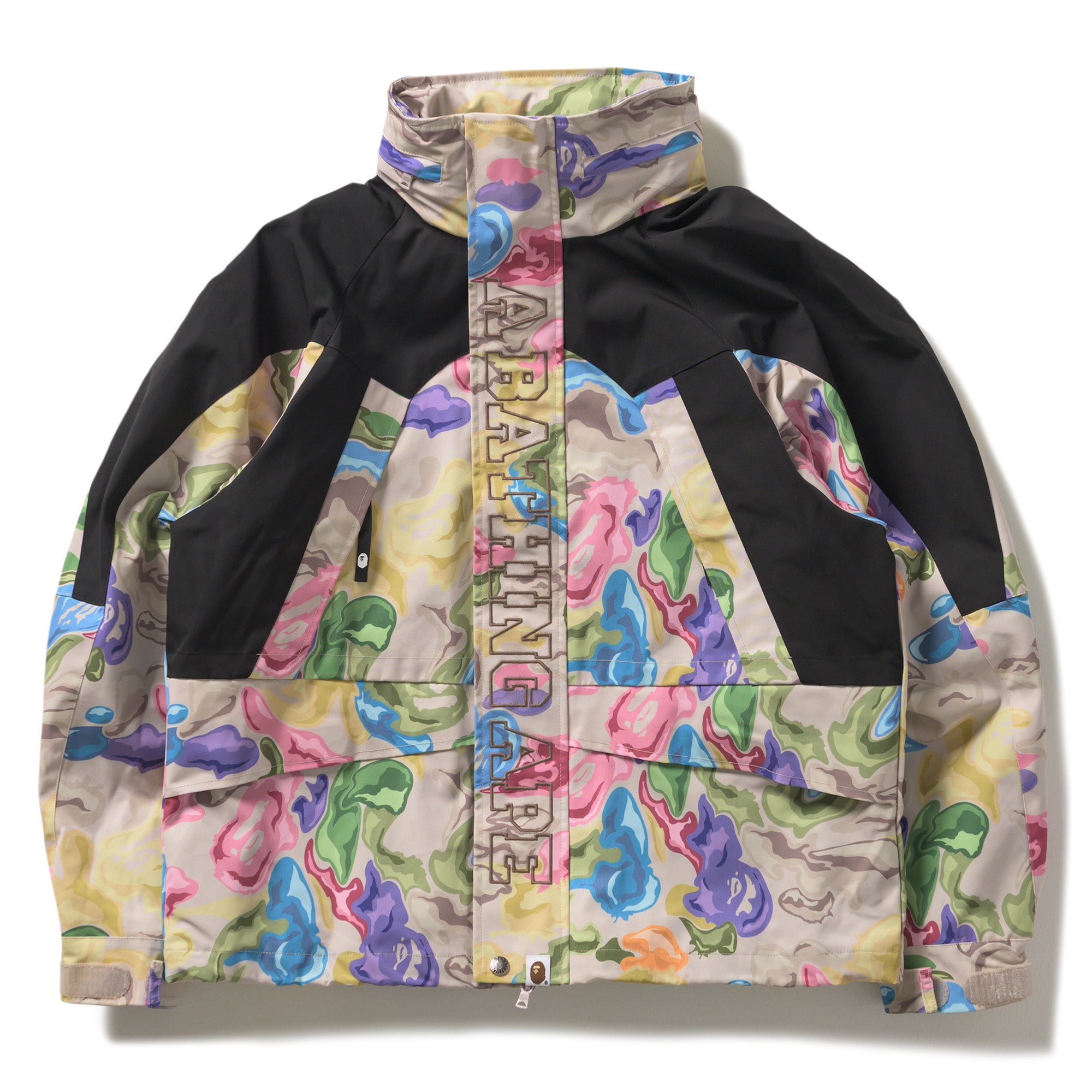 BAPE Art Camo Snowboard Jacket - Waterproof Winter Coat for Men & Women | Skiing, Snowboarding & Outdoor Adventures