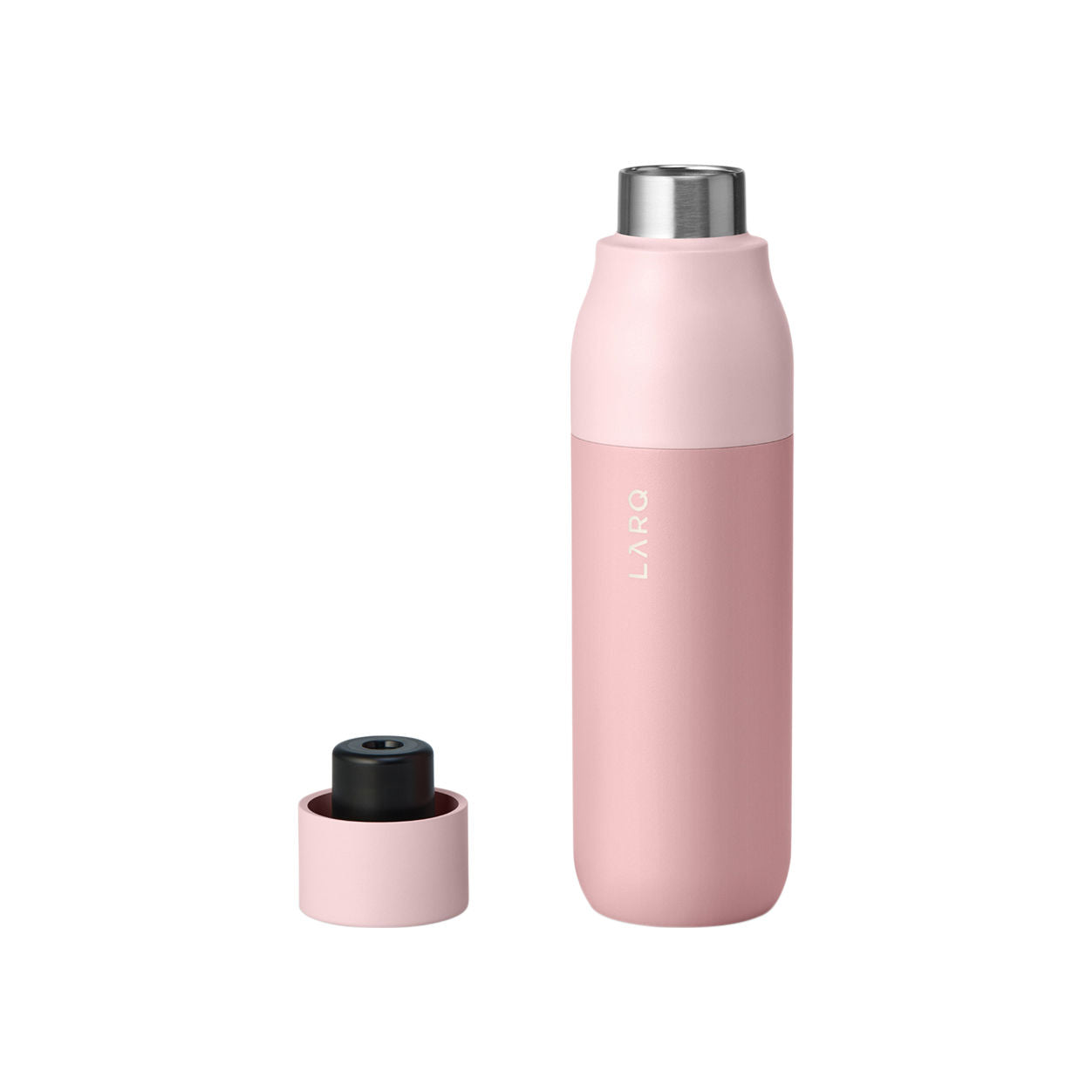 LARQ Self-Cleaning Water Bottle with PureVis™ UV-C Technology - BPA-Free, Insulated Stainless Steel Vacuum Flask for Hiking, Gym & Travel - Keeps Drinks Cold 24H or Hot 12H