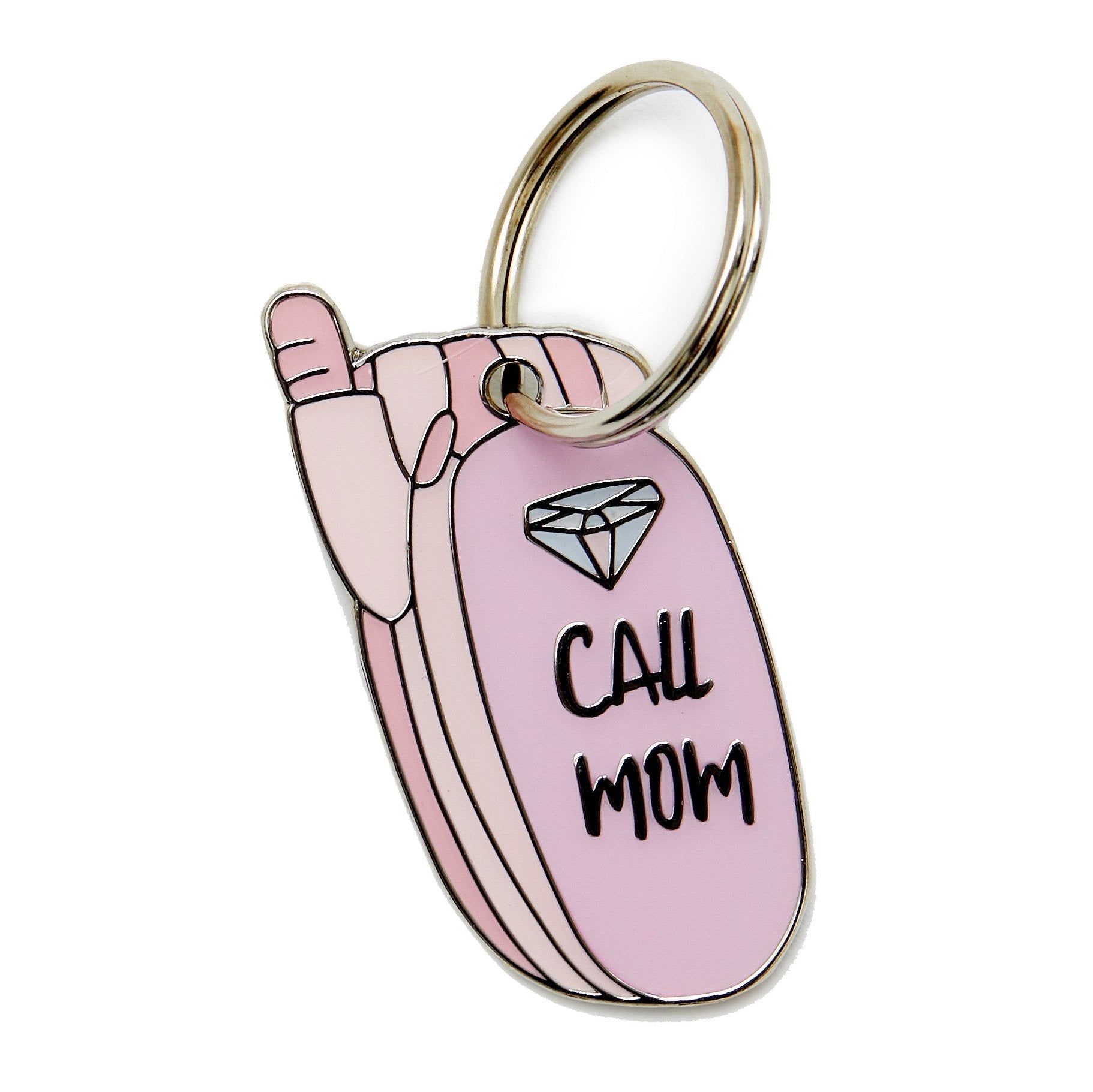 Personalized Call Mom Pet ID Tag - Engraved Dog & Cat Collar Tag with Phone Number - Perfect for Lost Pet Recovery & Everyday Safety