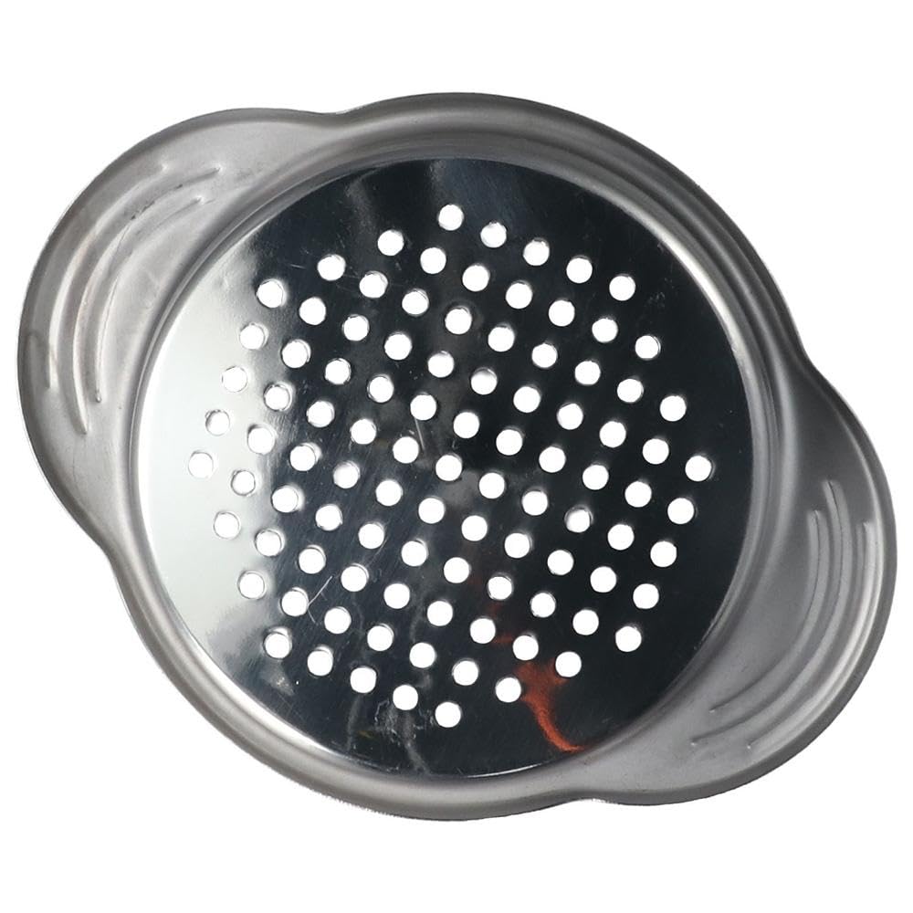 Premium Stainless Steel Can Strainer - Heavy Duty Food Sieve & Colander for Tuna, Beans, Vegetables - Oil Drainer & Canning Filter for Kitchen, Camping & Food Prep