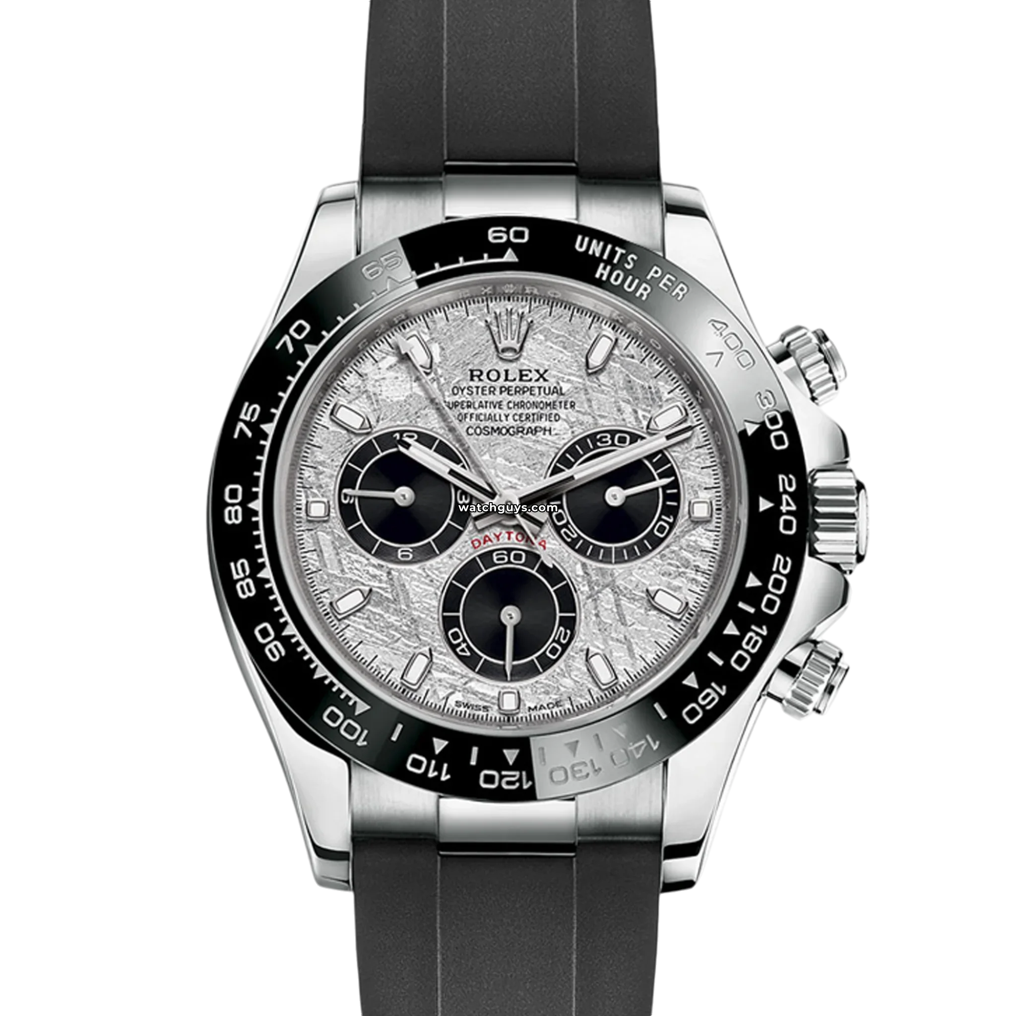 Rolex Daytona 116519LN Meteorite Dial 18K White Gold Men's Watch - Luxury Timepiece for Business, Gifting & Special Occasions