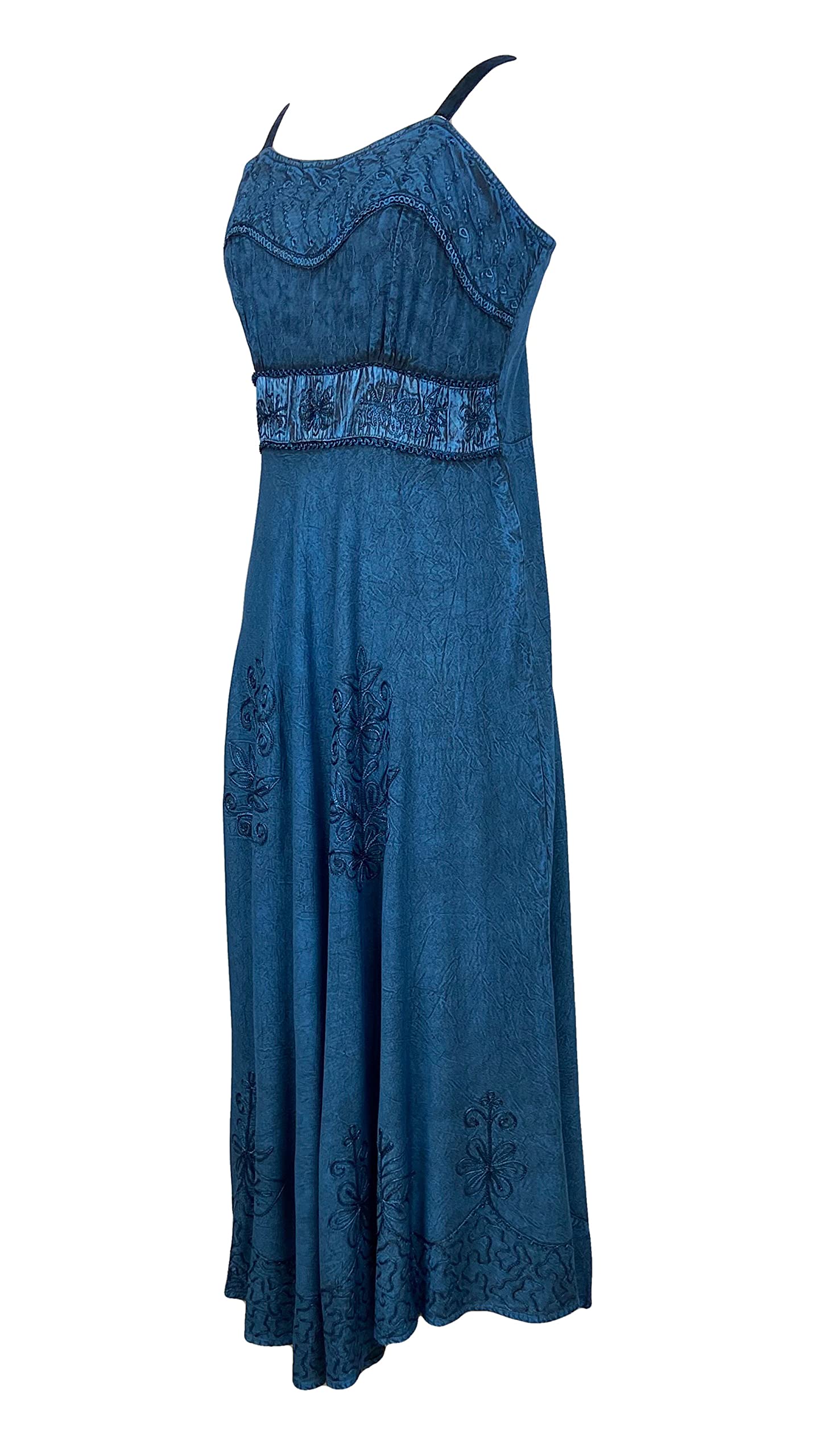 Agan Traders Women's Vintage Summer Dress - Sleeveless Empire Waist Renaissance Style for Spring Summer 2025 | Perfect for Renaissance Fairs, Garden Parties & Boho Chic Outfits