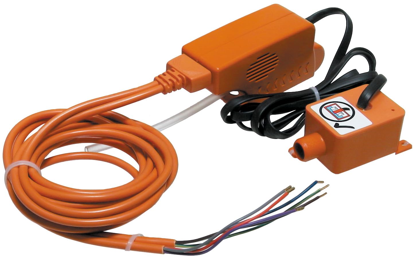 Aspen Bombas FP2212 Mini Condensate Pump, Orange - Perfect for HVAC Systems, Dehumidifiers, and Air Conditioning Units