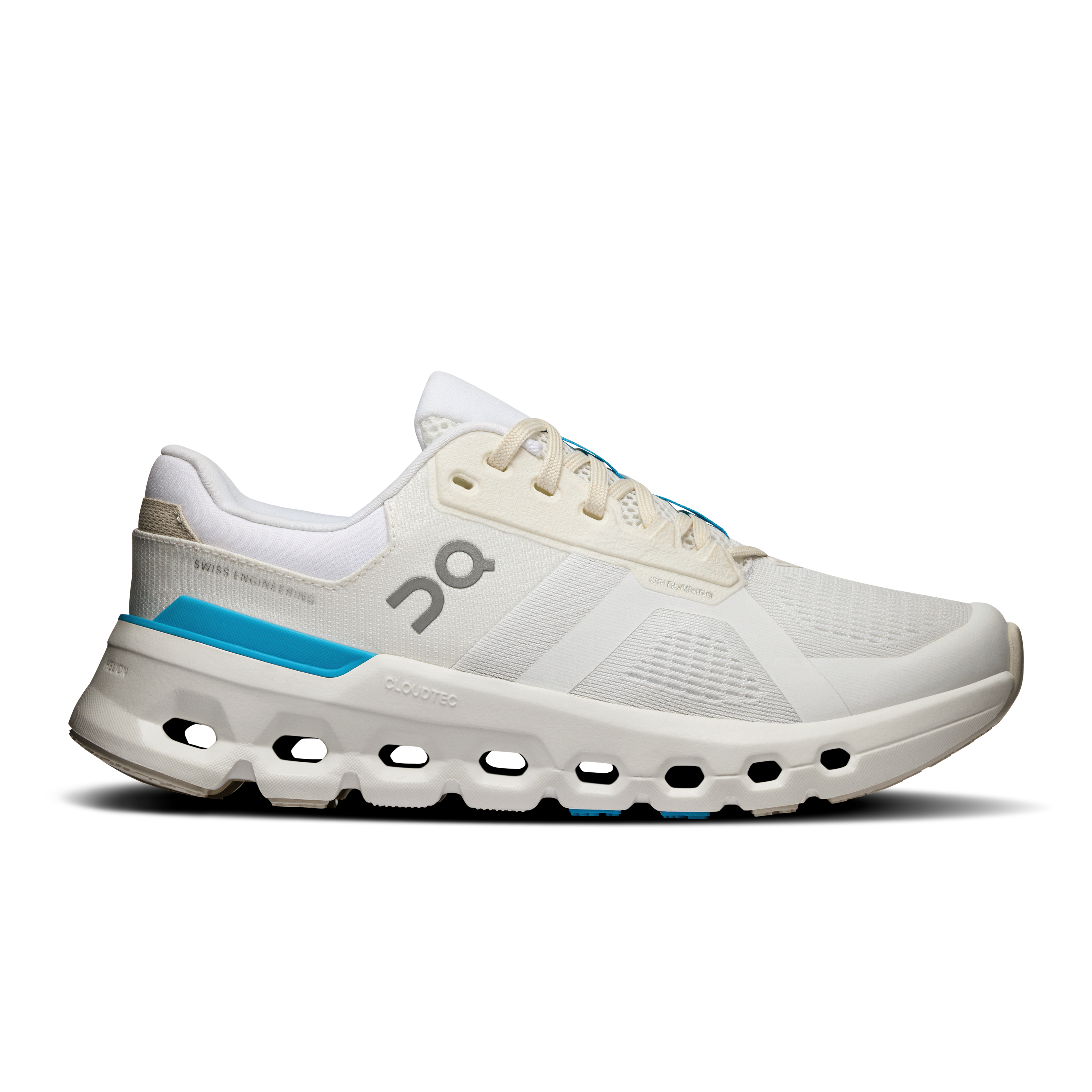 Women's Cloudrunner 2 Running Shoes - Lightweight White & Horizon Blue Sneakers for Jogging, Gym Workouts & Everyday Comfort