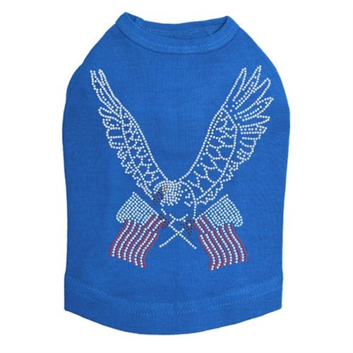 Patriotic Eagle Rhinestone Tank Top - USA Flag Design, Multiple Colors - Perfect for 4th of July & Independence Day Celebrations