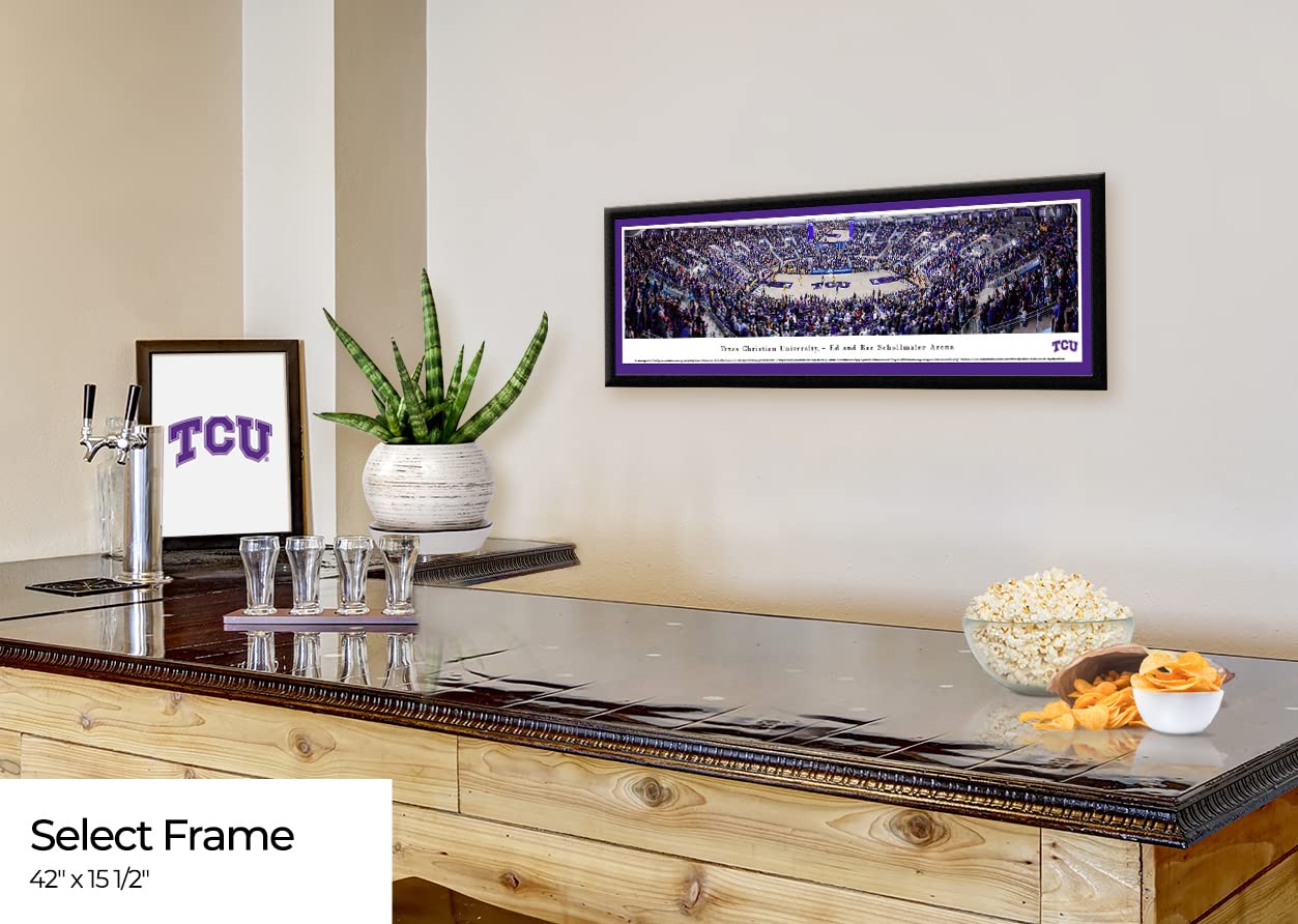 TCU Basketball Posters & Framed Wall Art - Blakeway Panoramas College Sports Decor for Dorm, Office & Game Room