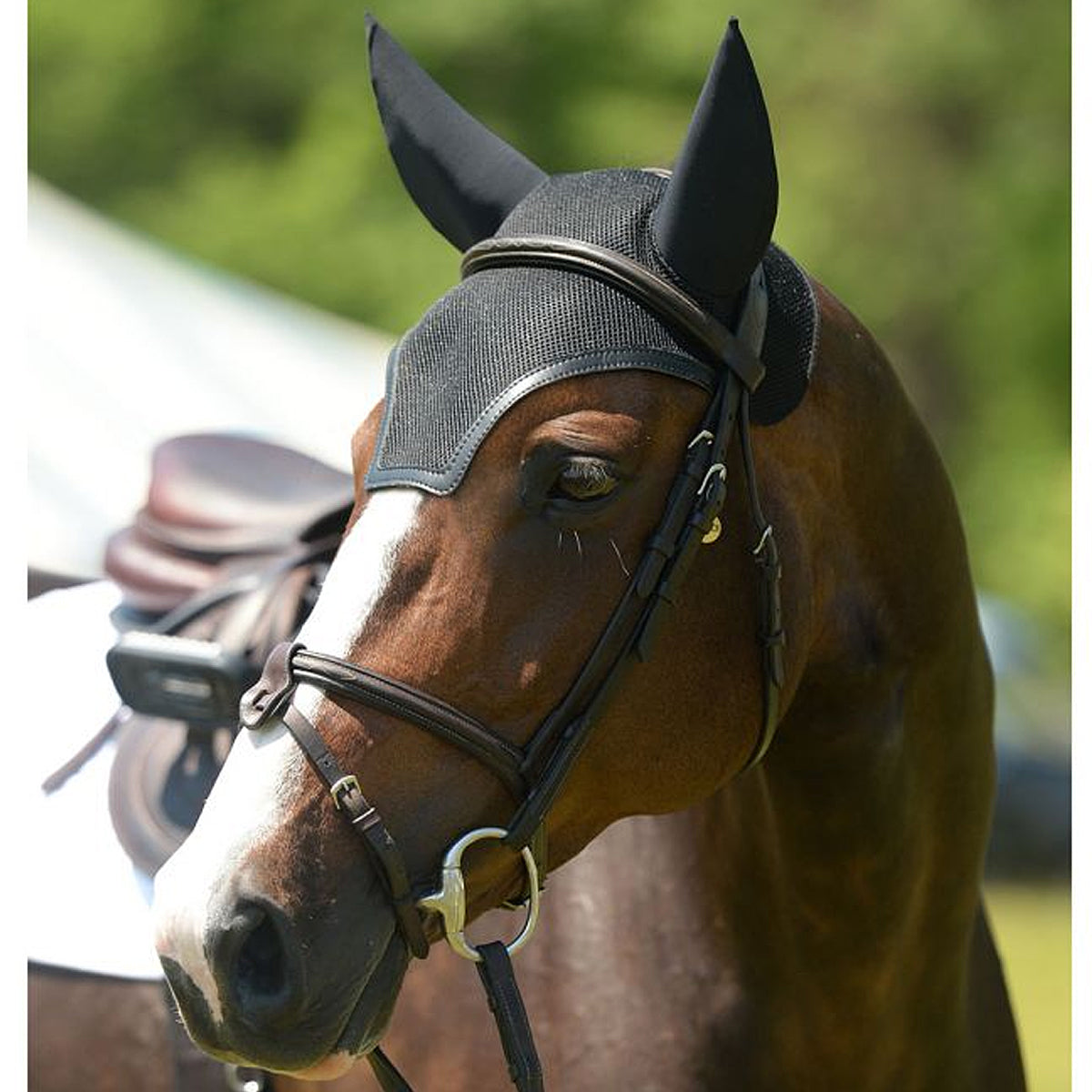 EquiFit SilentFit Ear Bonnet for Horses - Noise Reducing Equestrian Ear Cover - Perfect for Training, Shows & Riding in Noisy Environments