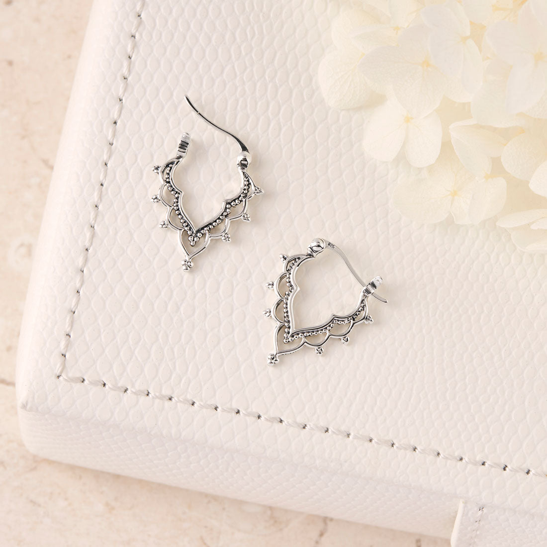 Golden Temple Sleepers - Comfortable and Stylish Earrings for Women, Hypoallergenic Stud Earrings for Everyday Wear, Perfect Gift for Her | Ideal for Work, Parties, and Casual Outfits