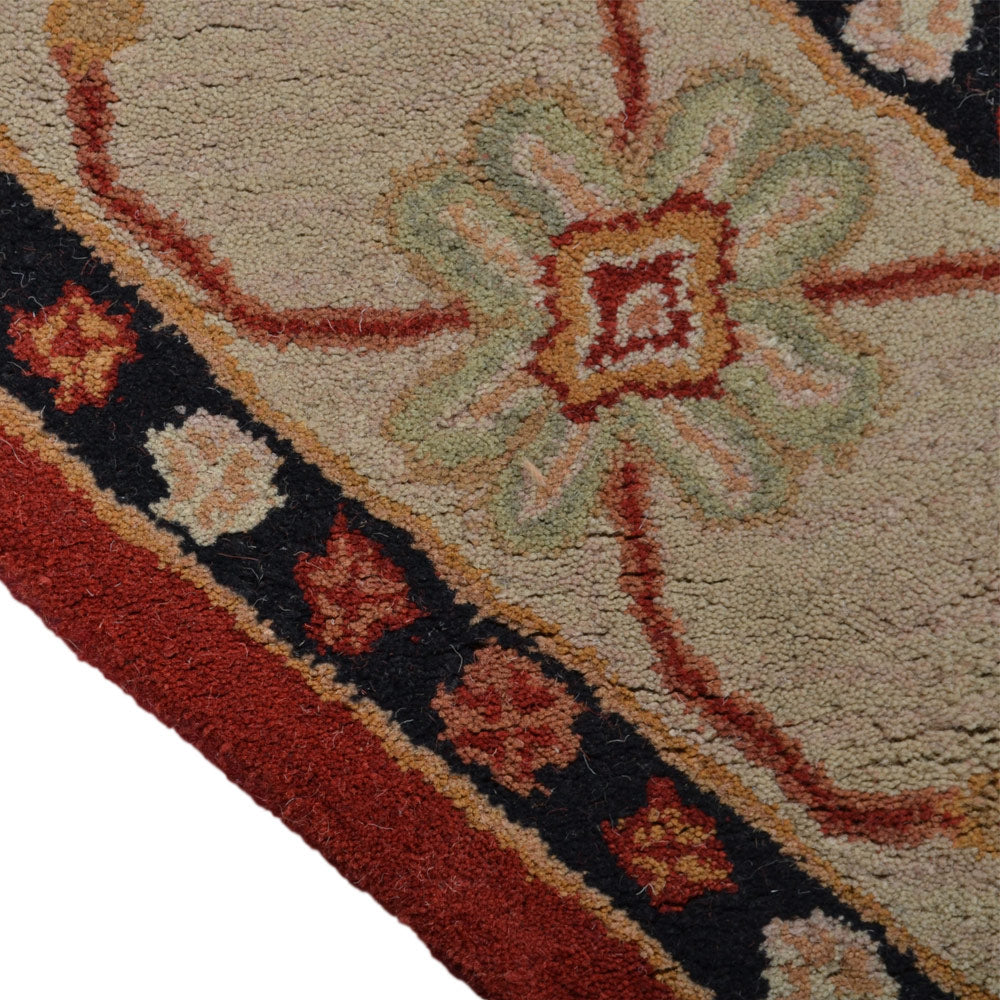 Premium Sarugh Hand Tufted Wool Rug - Soft & Durable Persian-Style Area Rug for Living Room, Bedroom, or Office Decor