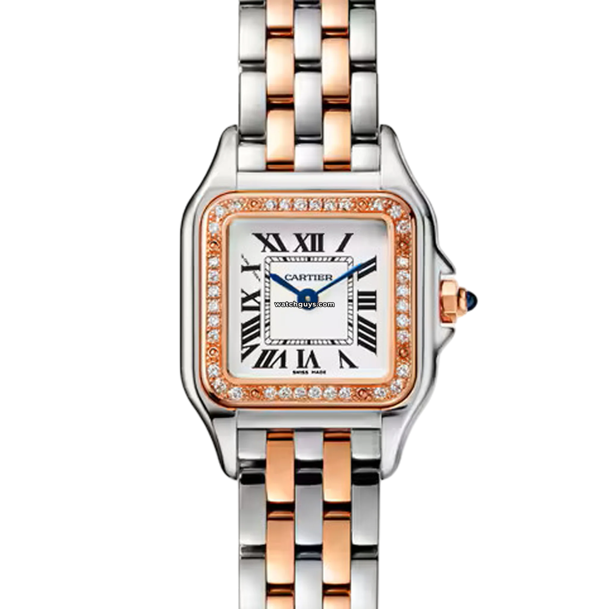 Cartier Panthere Small W3PN0006 Diamond Two Tone Watch - Luxury Stainless Steel & Gold Women's Timepiece for Elegant Occasions & Special Events