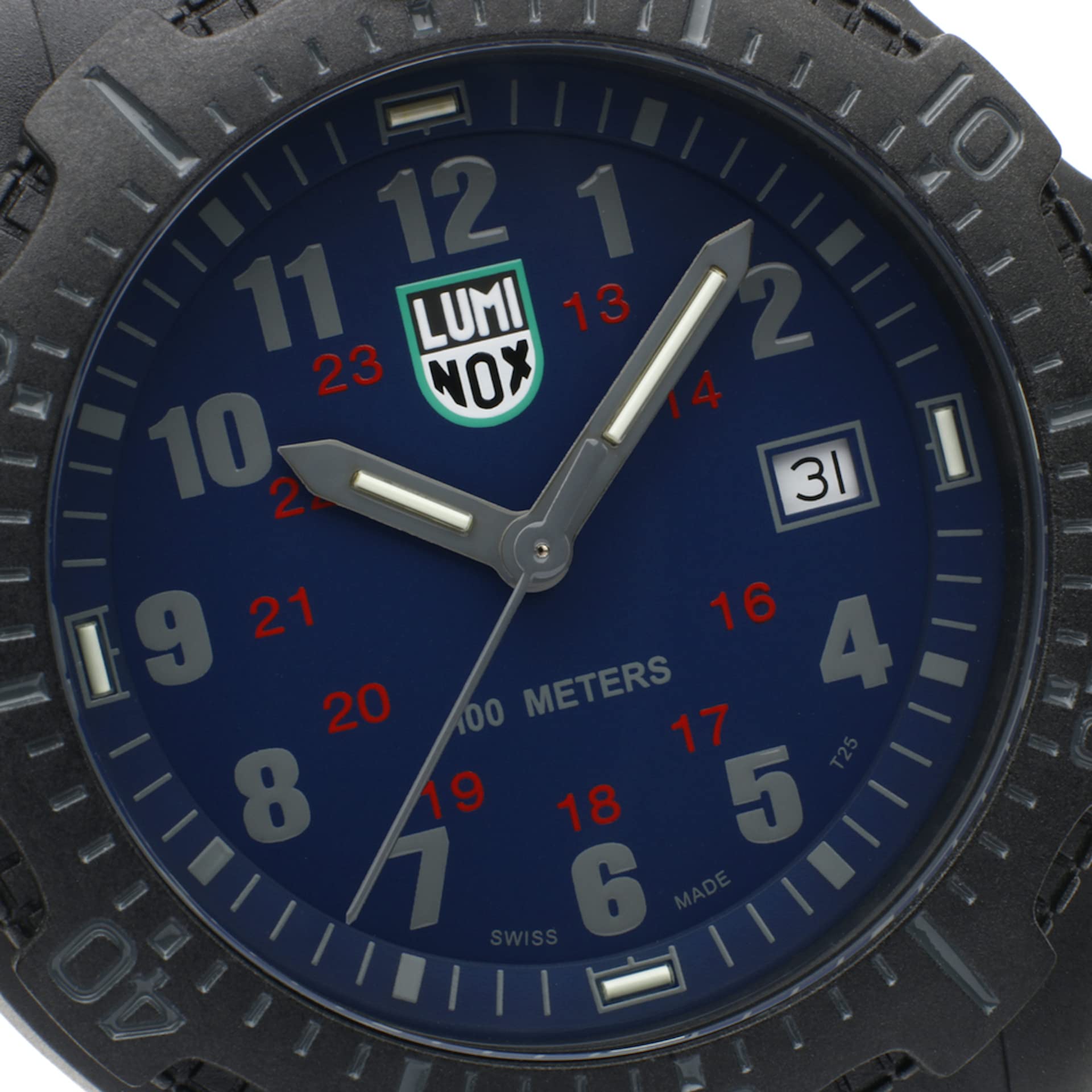 Luminox G Manta Ray Men's Diver Watch 45mm Swiss Made - 100m Water Resistant with Date Function - Perfect for Scuba Diving, Swimming & Outdoor Adventures
