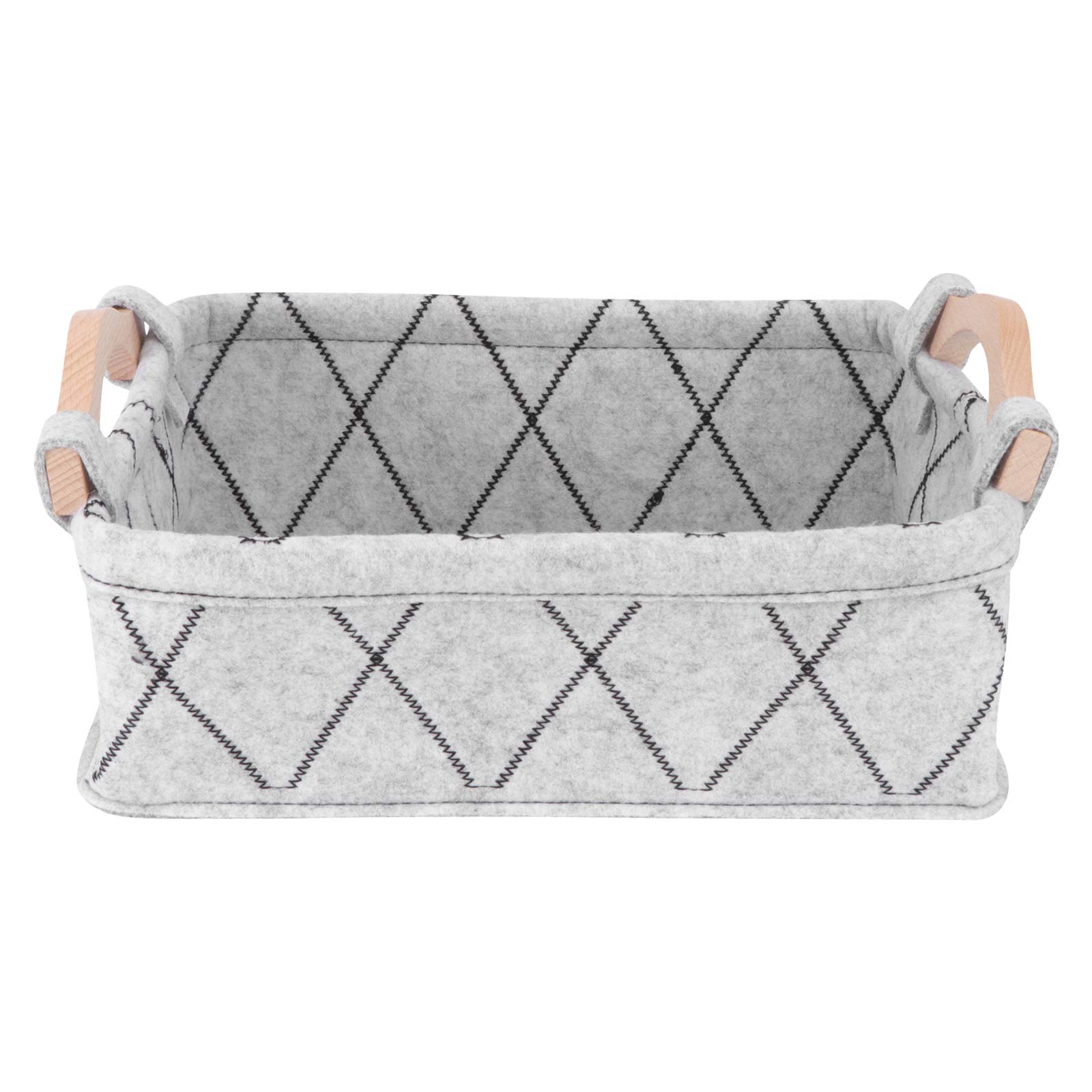 DOITOOL Felt Storage Basket - 1-Pack Home & Office Organizer for Desk, Shelf, or Closet - Perfect for Organizing Toys, Books, Office Supplies & More