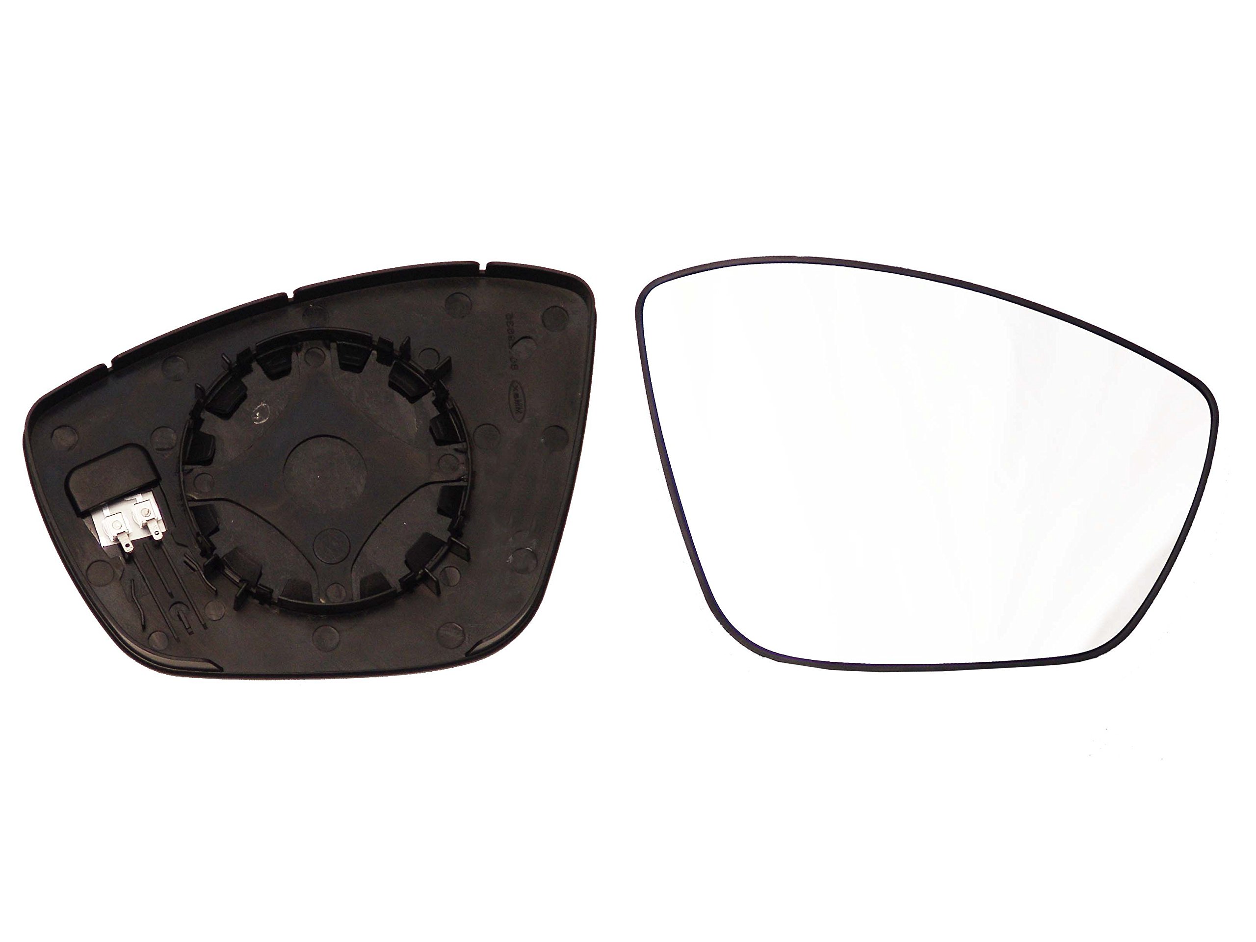 Alkar 6432296 Replacement Mirror Glass for Car Side View Mirror - Durable & Shatterproof Exterior Mirror Upgrade for Enhanced Safety & Visibility While Driving