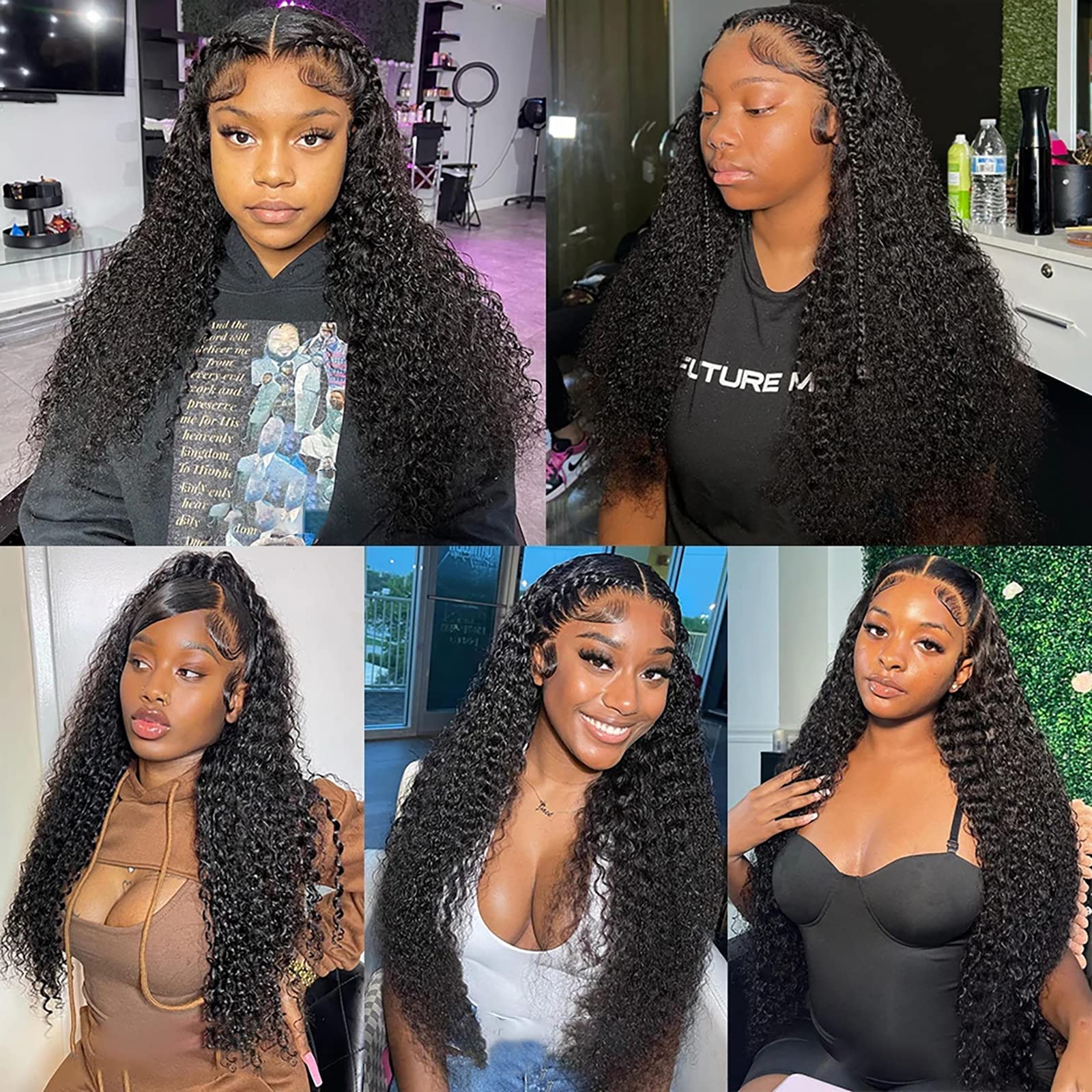 13x4 Deep Wave Lace Front Wig Human Hair - 180% Density Pre-Plucked HD Lace with Natural Hairline | Glueless Wet & Wavy Human Hair Wigs for Women (20 Inch) | Perfect for Daily Wear, Parties & Special Occasions