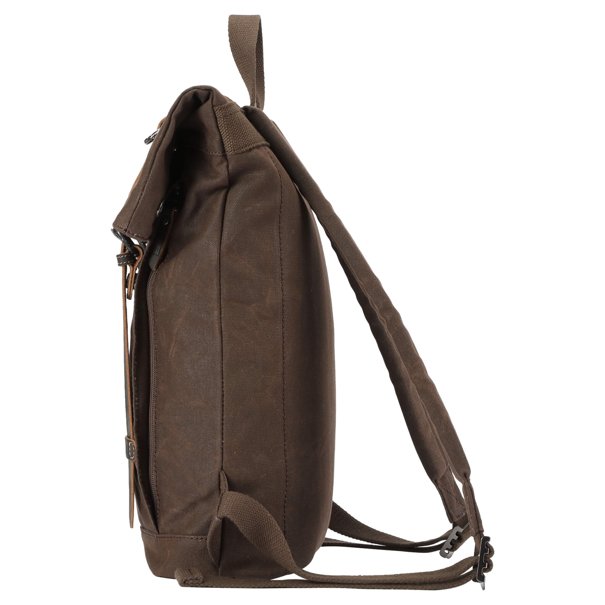 Troop London Heritage Small Canvas Backpack - Vintage Style Lightweight Daypack for Men & Women - Perfect for Travel, Hiking, School and Everyday Use