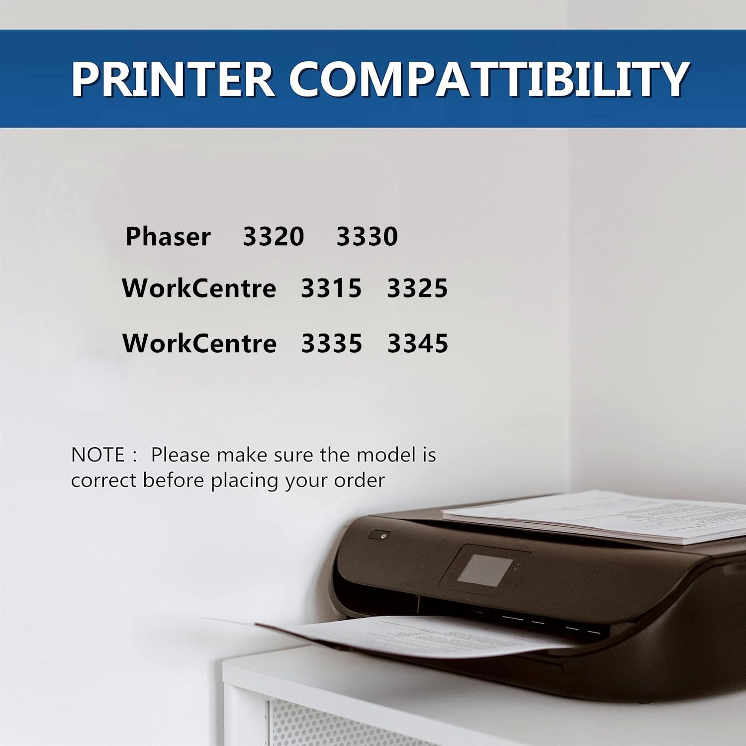 Xerox 126N00410 Fuser Unit 110V Replacement - Compatible with WorkCentre 3315, 3325, 3335, 3345, 3315DN & Phaser 3320, 3330 Printers - High-Quality 1-Pack Fuser for Office & Home Printing Needs