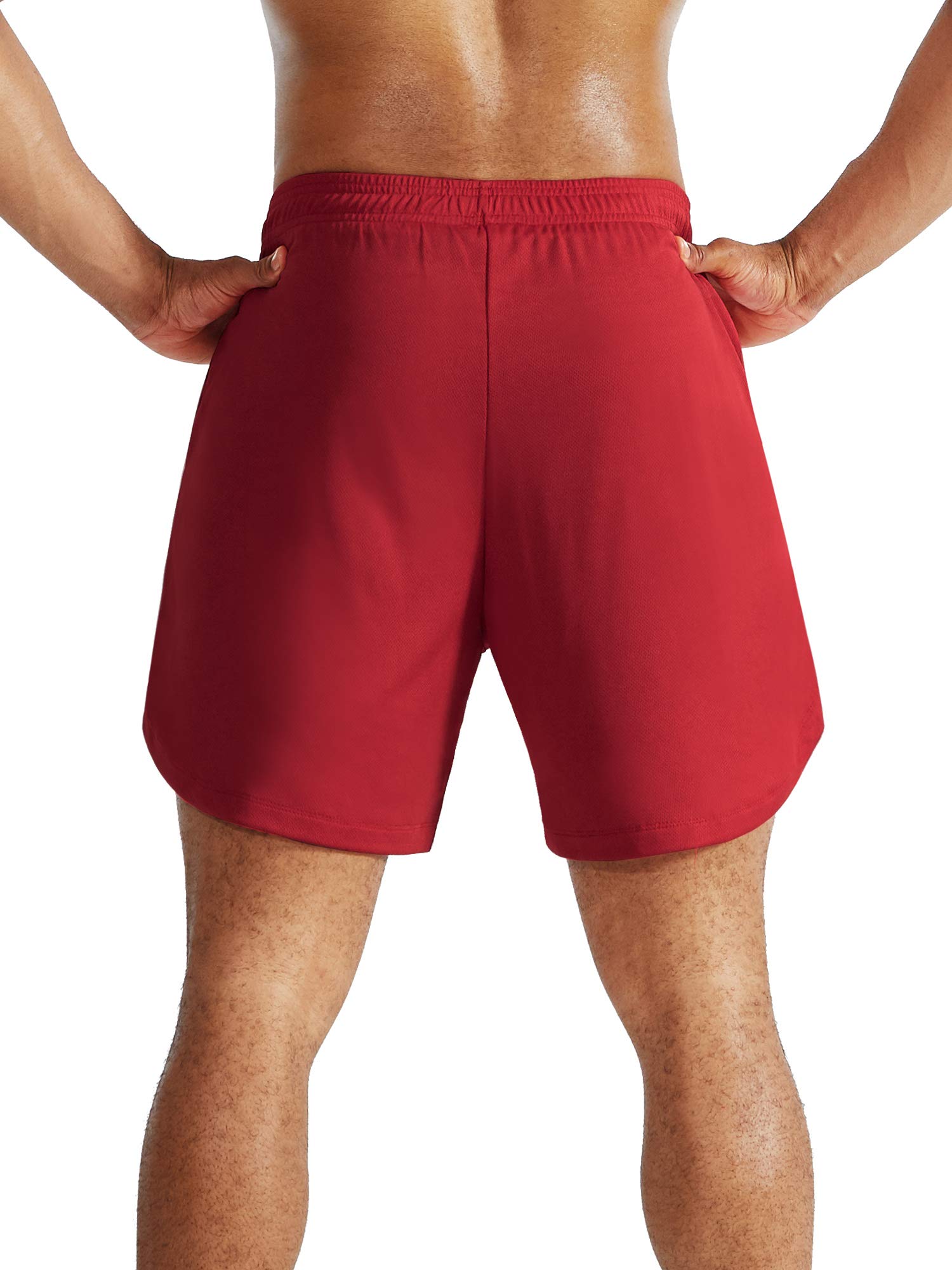NELEUS Men's 2-in-1 Running Shorts with Built-in Liner - Quick Dry Athletic Workout Shorts with Pockets for Gym, Jogging & Outdoor Sports
