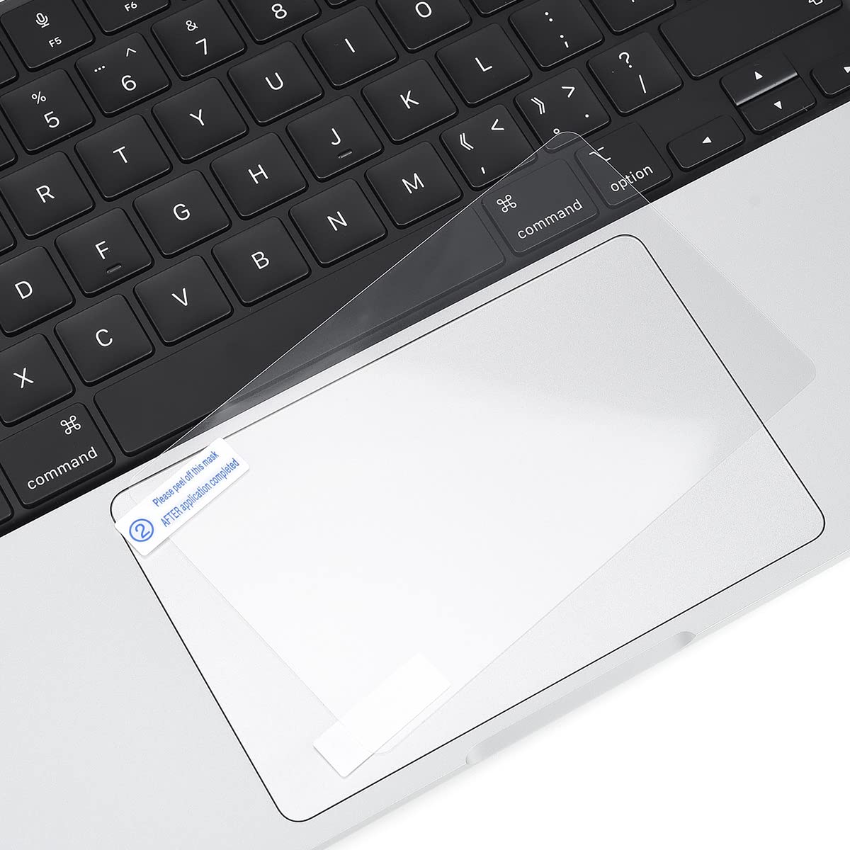 2-Pack Clear MacBook Pro 14 Inch Trackpad Protector Cover for 2024-2021 Models (M4/M3/M2/M1 Pro/Max) - Anti-Scratch, Waterproof Touchpad Skin - Compatible with A3112, A3401, A3185, A2918, A2992, A2442, A2779 - Perfect for Office, Travel & Daily Use Protection
