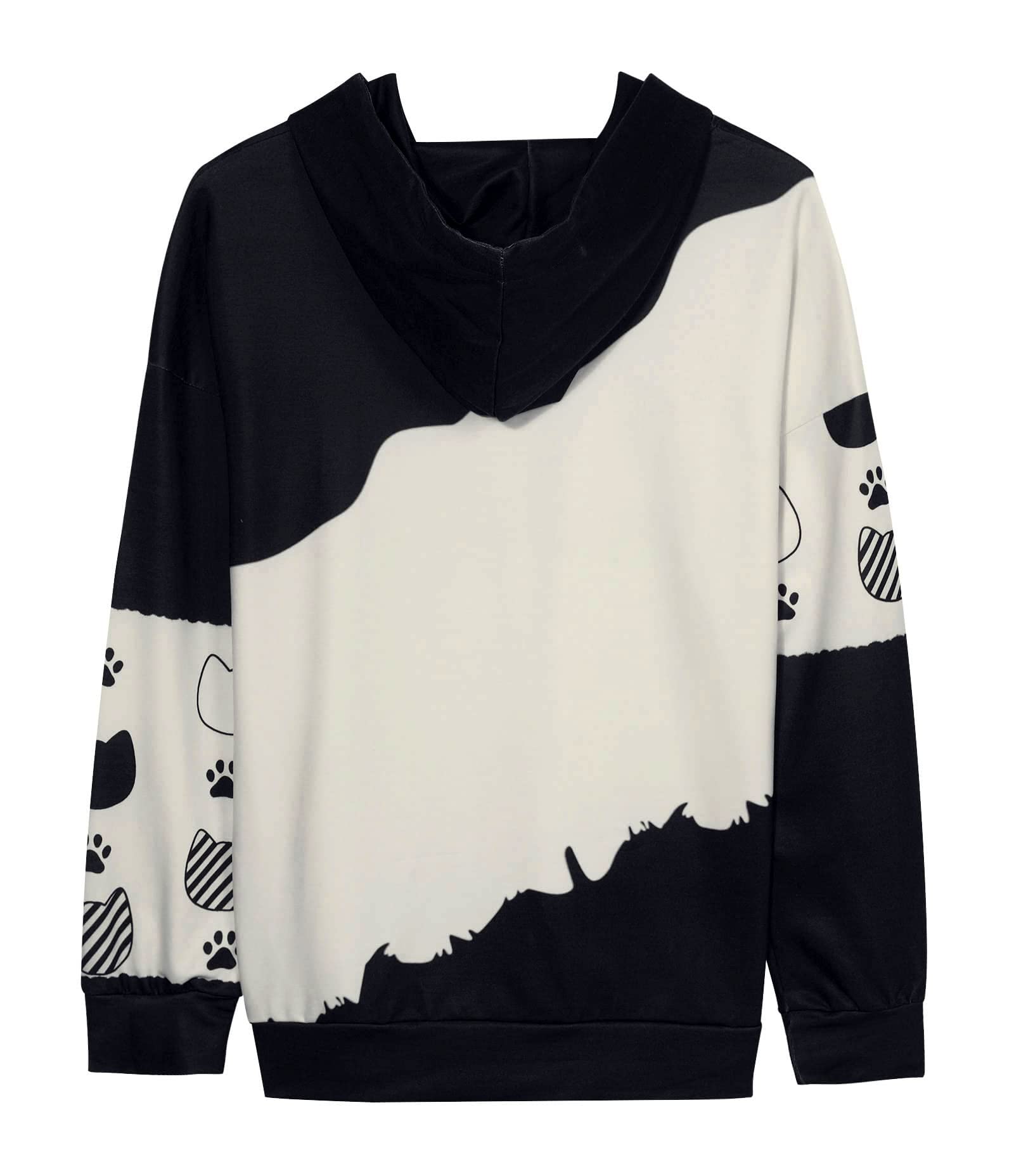 Women's Cat Mom Sweatshirt - Cute Long Sleeve Cat Mama Shirt with Letter Print - Perfect for Cat Lovers, Casual Wear & Gifts