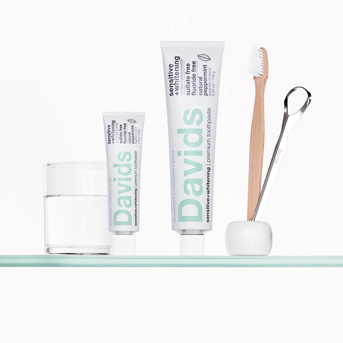 Hydroxi™ Sensitive + Whitening Nano Hydroxyapatite Premium Toothpaste - Peppermint Flavor for Sensitive Teeth & Enamel Repair | Ideal for Daily Oral Care & Teeth Whitening at Home