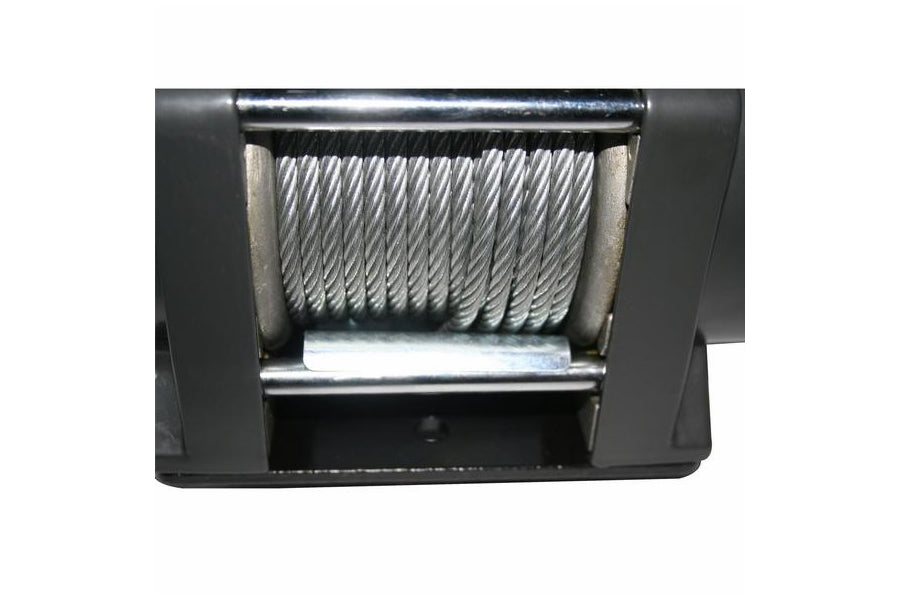 3400lb Bulldog Winch - Heavy Duty Trailer Winch & Utility Winch with Wire Rope - Perfect for Towing, Hauling, and Off-Road Recovery