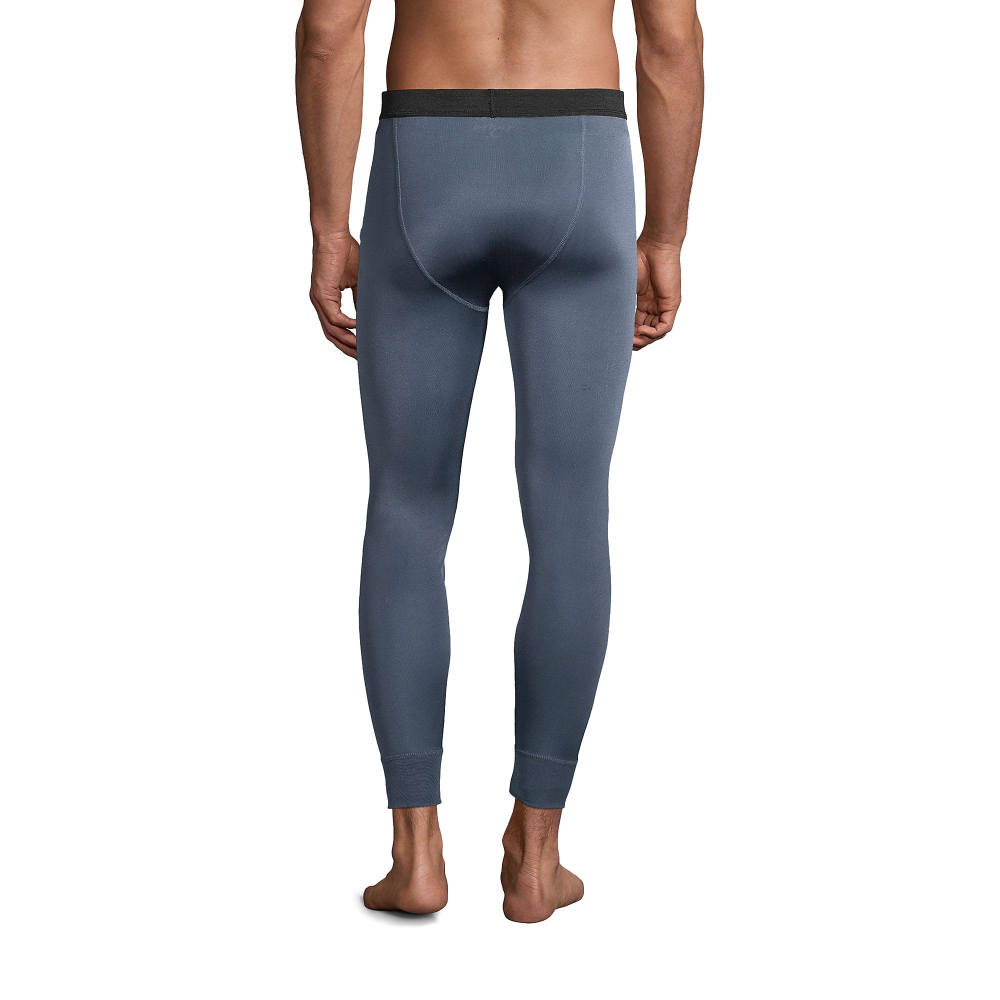 Lands' End Men's Silk Thermal Underwear Pants - Soft & Breathable Long Johns for Winter, Cold Weather & Layering