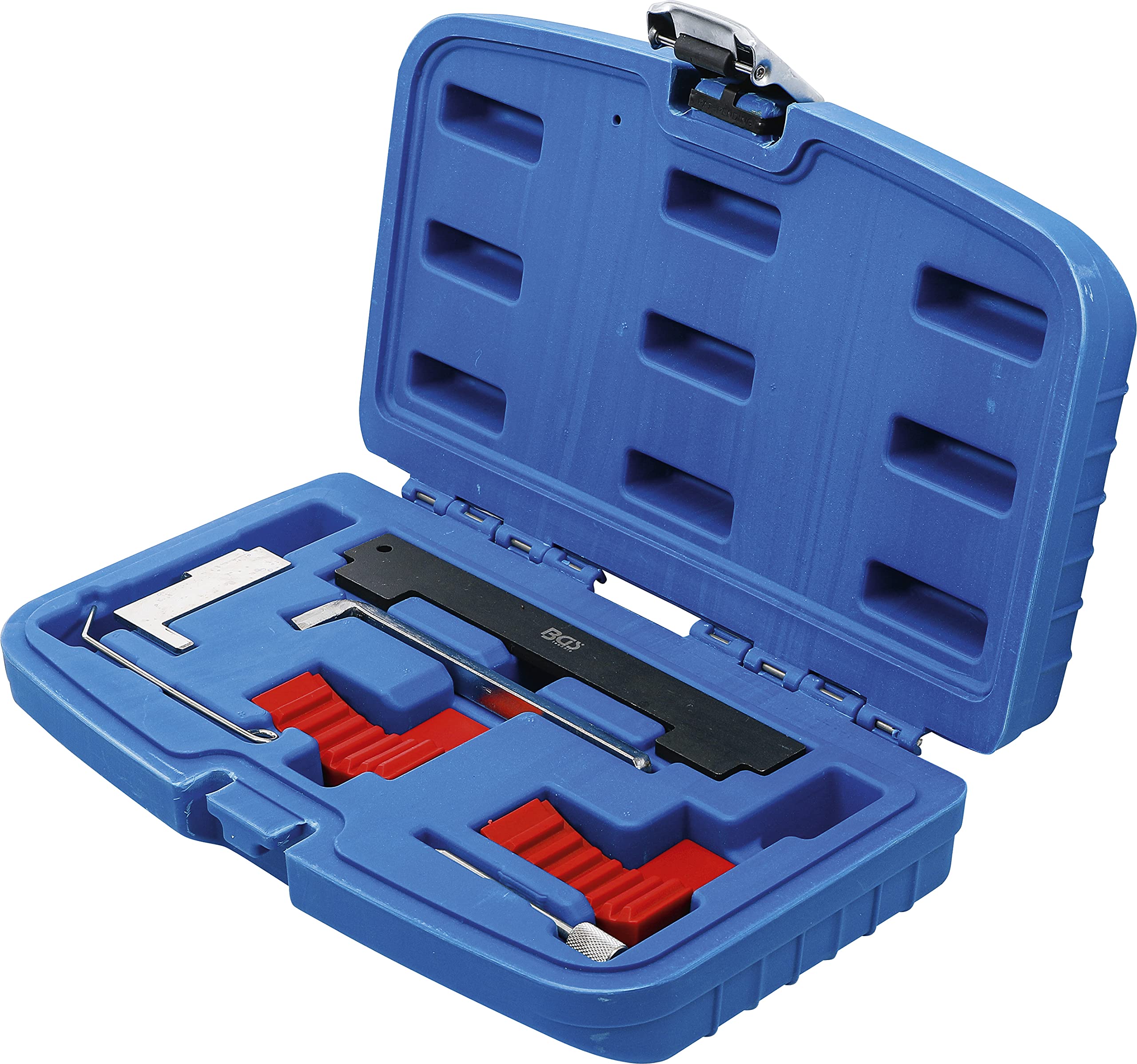 BGS 8697 Engine Timing Tool Kit for Opel 1.6L 1.8L - Professional Camshaft Locking & Crankshaft Positioning Set for Opel/Vauxhall Engines - Perfect for Timing Belt Replacement & Engine Repair