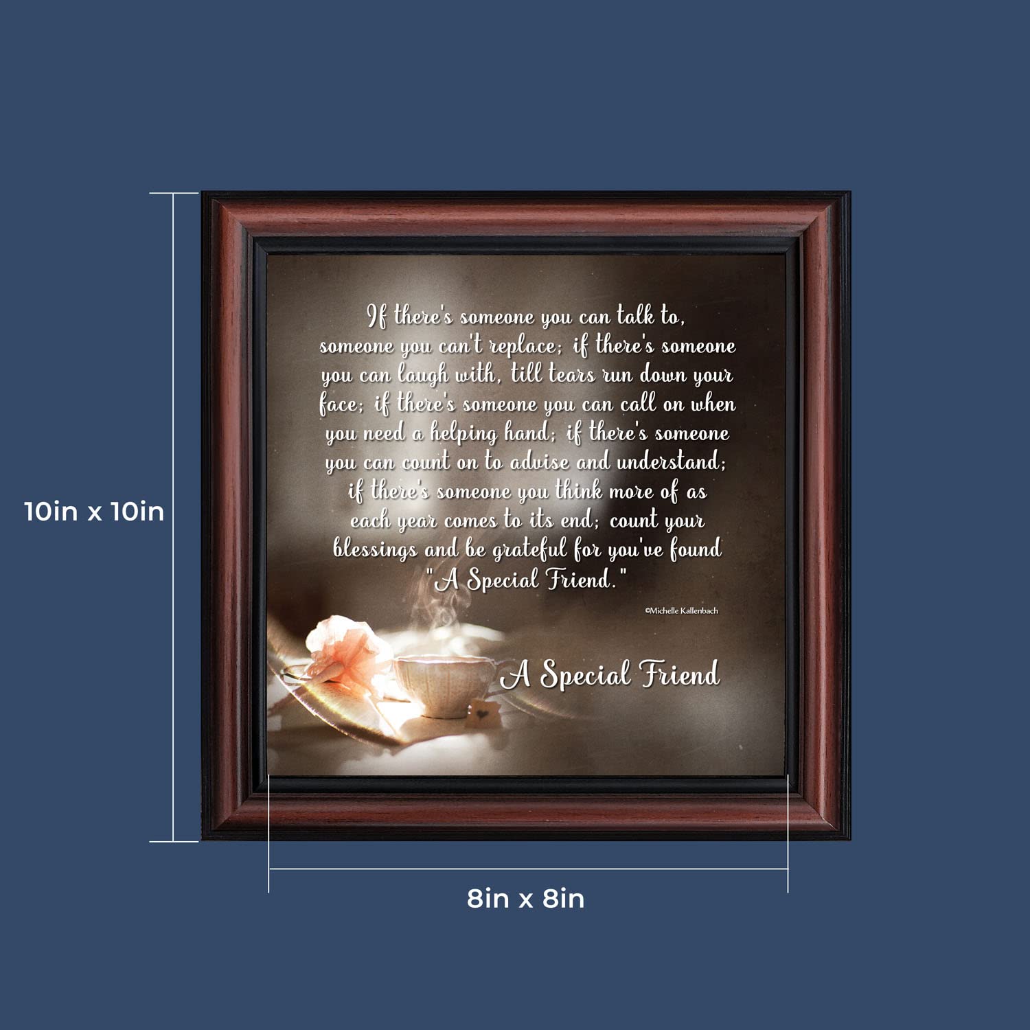 Crossroads Home Décor Best Friend Picture Frame - Thoughtful Birthday Gift for Best Friends, Perfect for Home, Office, or Dorm Room Décor