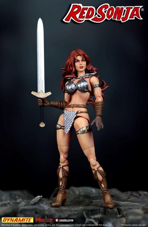 Red Sonja 1/12 Scale Action Figure - Executive Replicas ERLCRS01 - Collectible Fantasy Warrior Statue for Display & Role Play