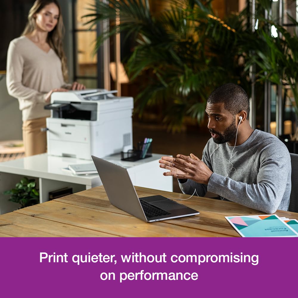 Brother MFC-L3760CDW Wireless Color Laser All-in-One Printer with LED Technology - Perfect for Home Office & Small Business Printing, Scanning, Copying & Faxing