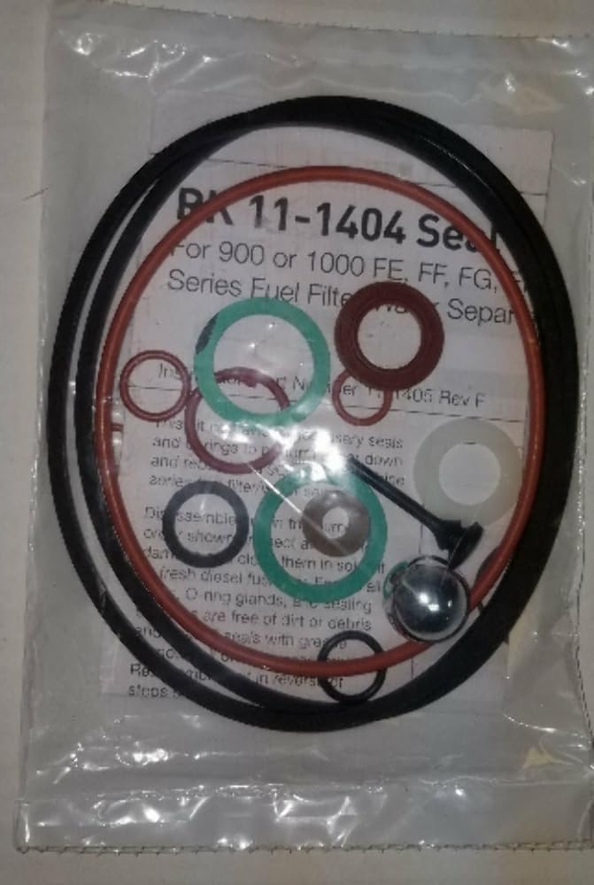 Parker Hannifin Racor Div RK11-1404 Boating Accessories Kit Seal for 900 & 1000 Series - Perfect for Marine Engine Maintenance and Fuel System Upgrades