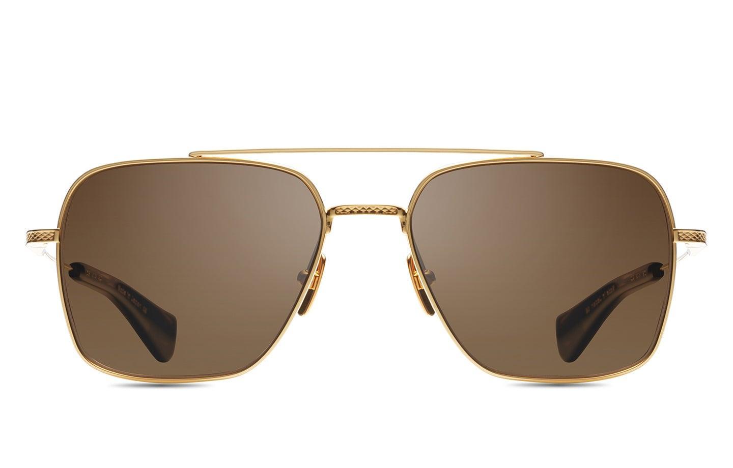 DITA Flight Seven DTS111 57 06 Z Sunglasses - Premium Polarized Aviator Style for Men & Women - Perfect for Driving, Travel & Outdoor Adventures