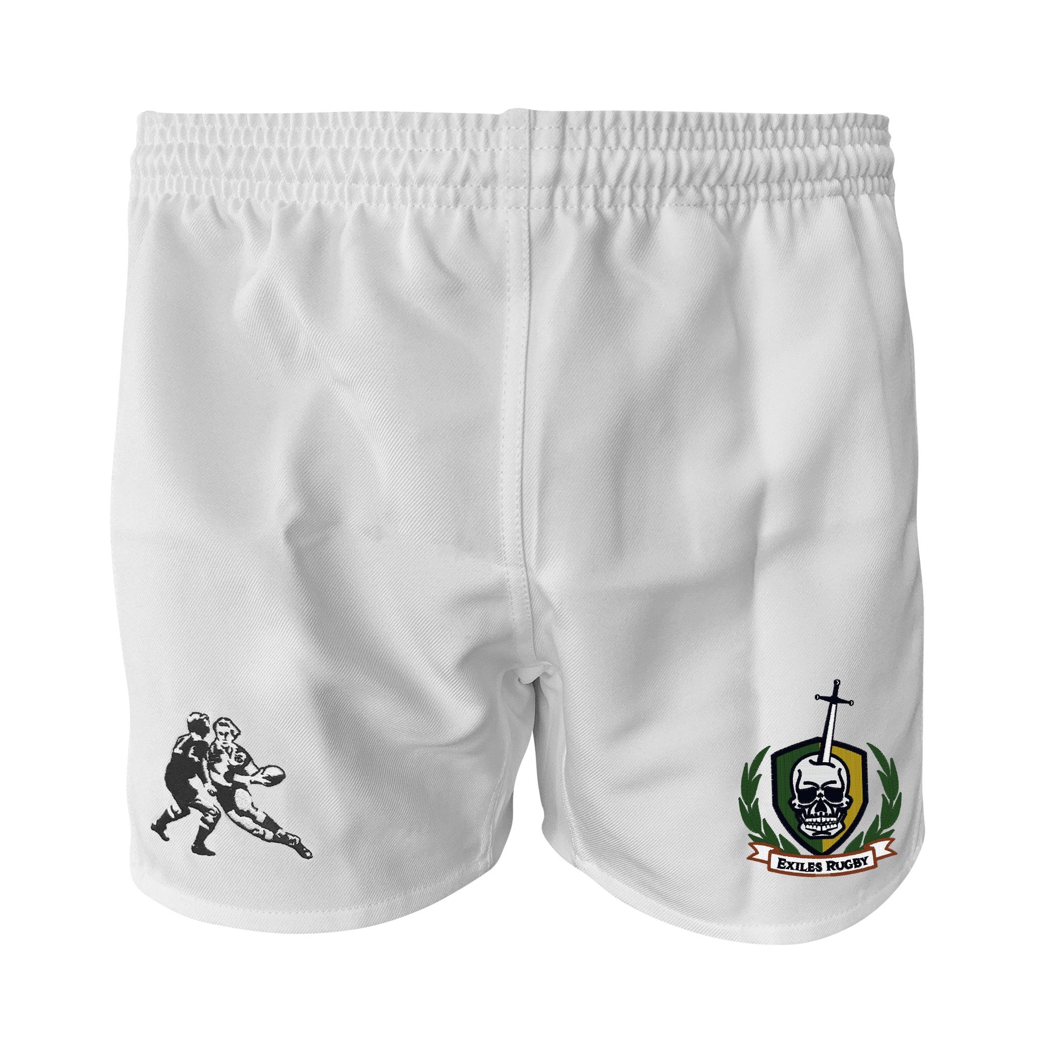 Exiles RFC Pro Power Rugby Shorts - High-Performance Men's Rugby Shorts for Training & Matches - Breathable, Durable & Comfortable for Rugby, Football & Outdoor Sports