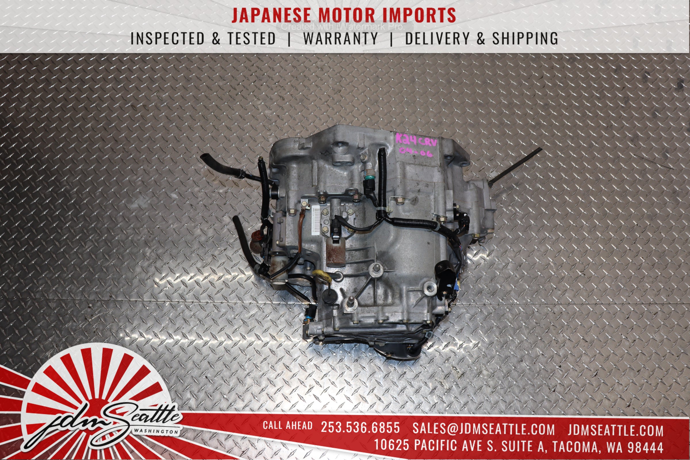 JDM K24A 2WD Automatic Transmission for 2005-2006 Honda CR-V - Perfect Replacement for Smooth Shifting & Reliable Performance