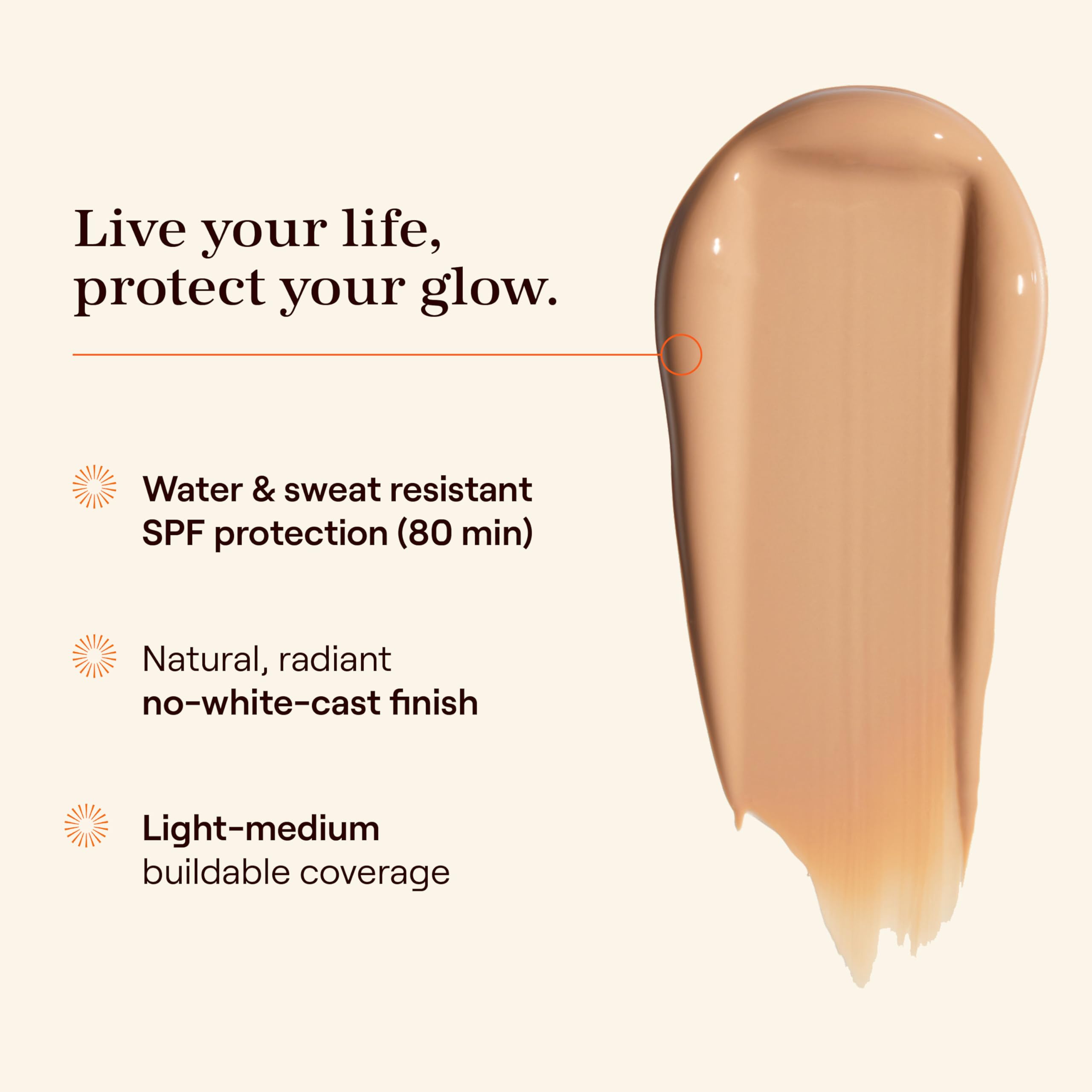 Live Tinted Hueguard Skin Tint SPF 50 - Tinted Mineral Sunscreen for Face with Light to Medium Buildable Coverage, Hydrating & Radiant Finish - Water Resistant, Sweat Proof - 1.35 fl oz - Shade 09 - Perfect for Daily Wear, Outdoor Activities & Beach Days