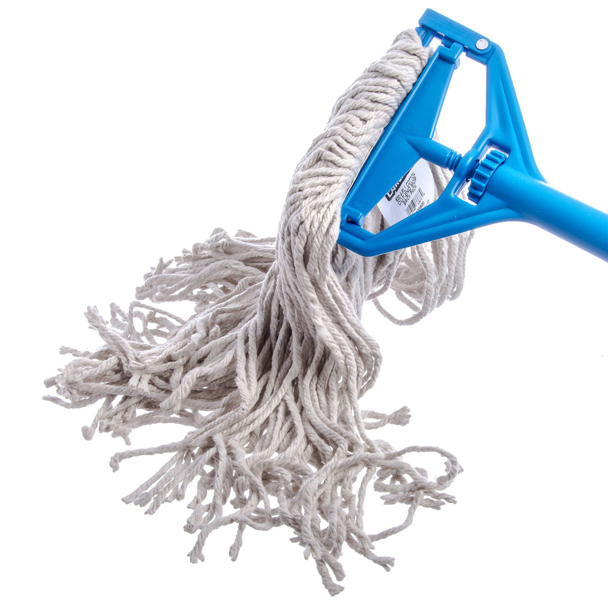 Carlisle 369820B Flo Pac Medium Cotton Mop Head #20, Natural - Heavy Duty Cleaning for Floors, Kitchens & Commercial Use