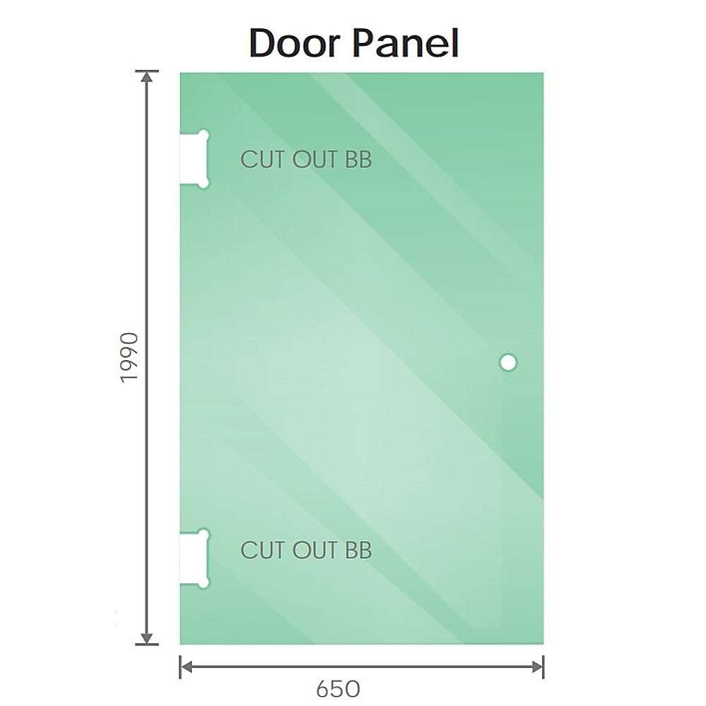 100x120cm Double Door Corner Shower Screen with Black Brackets & Stainless Steel Hinges, Square Knob Handle - Perfect for Modern Bathroom Renovation & Space-Saving Shower Enclosure