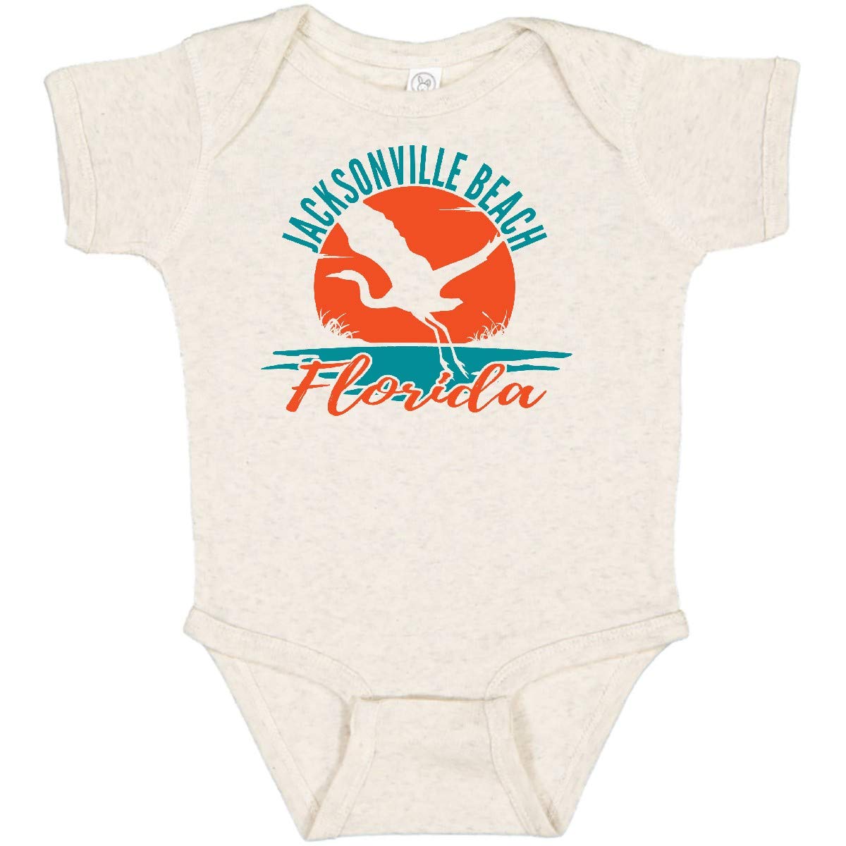 Inktastic Jacksonville Beach Florida Vacation Trip Baby Bodysuit - Cute Infant Onesie for Beach Getaways & Family Vacations - Perfect Gift for Newborns & Toddlers